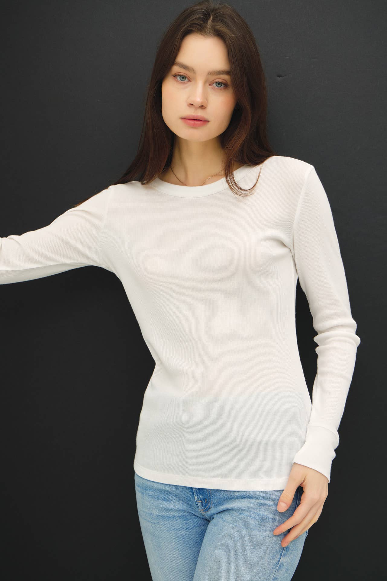 Basic Babe Ribbed Longsleeve