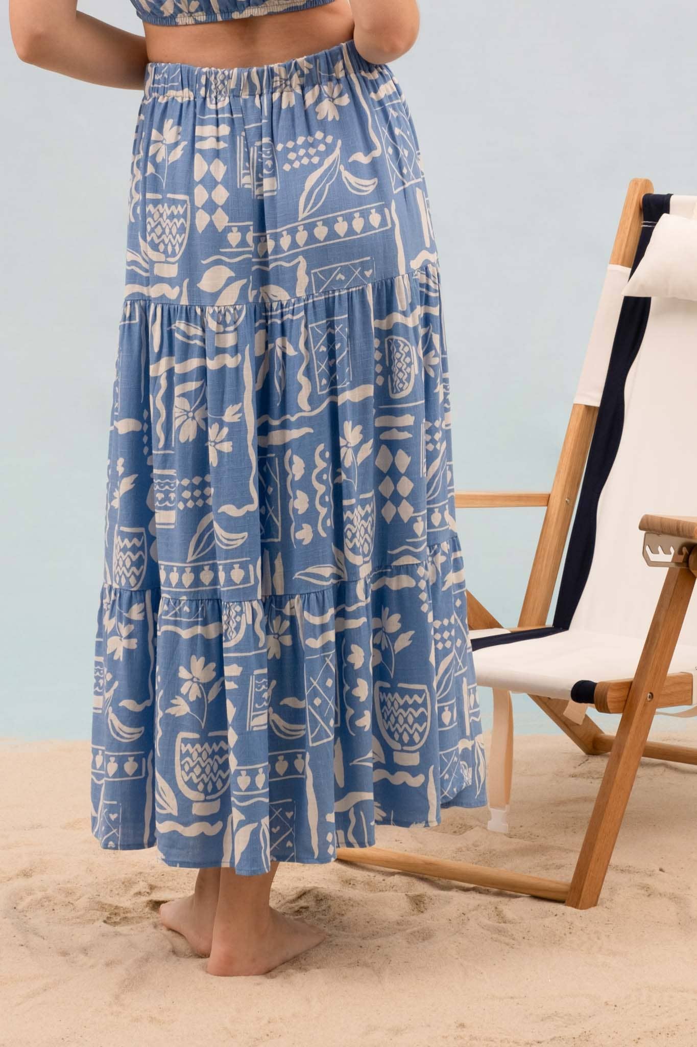 Beach Bound Midi Skirt