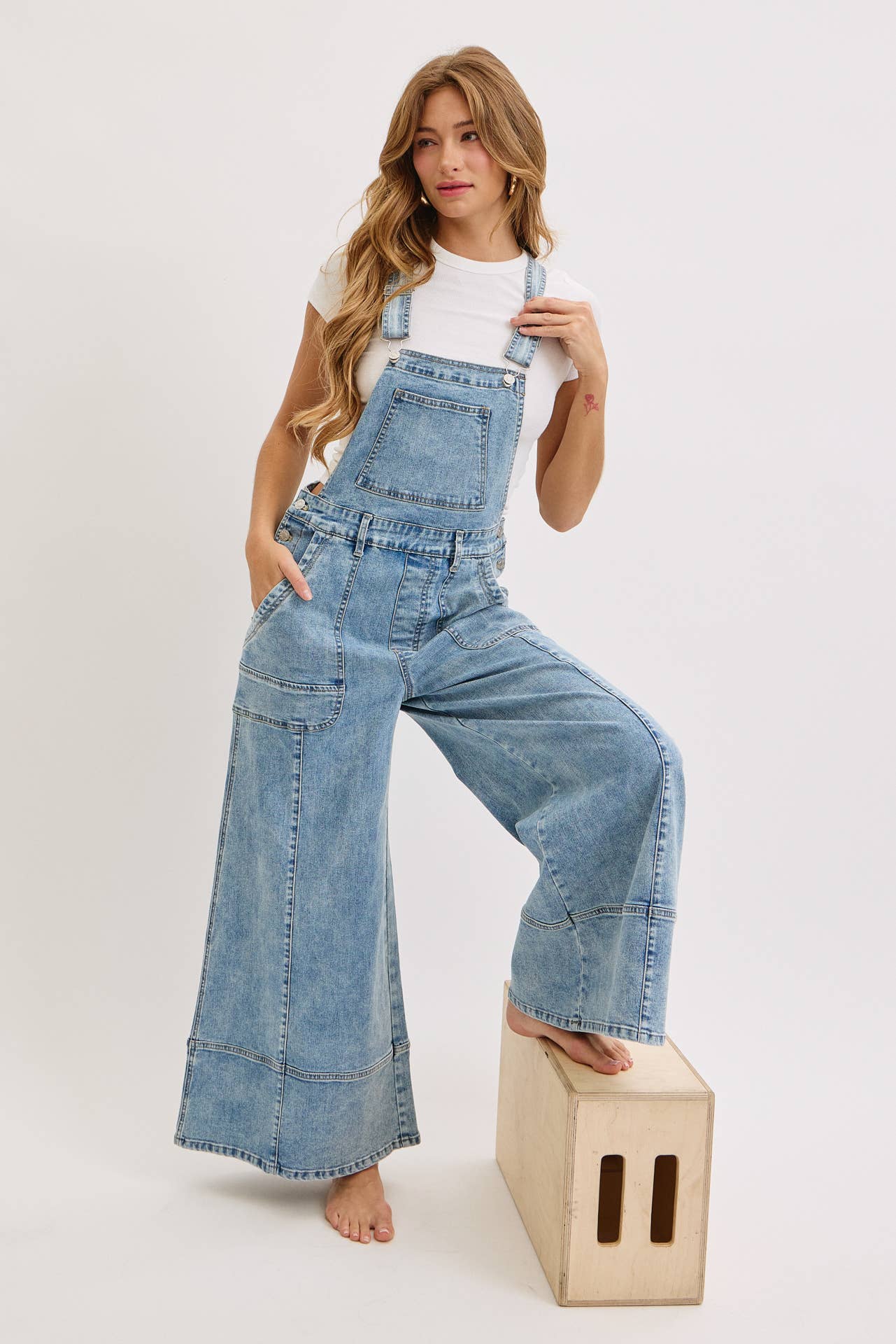 Denim Hippie Boho Overalls