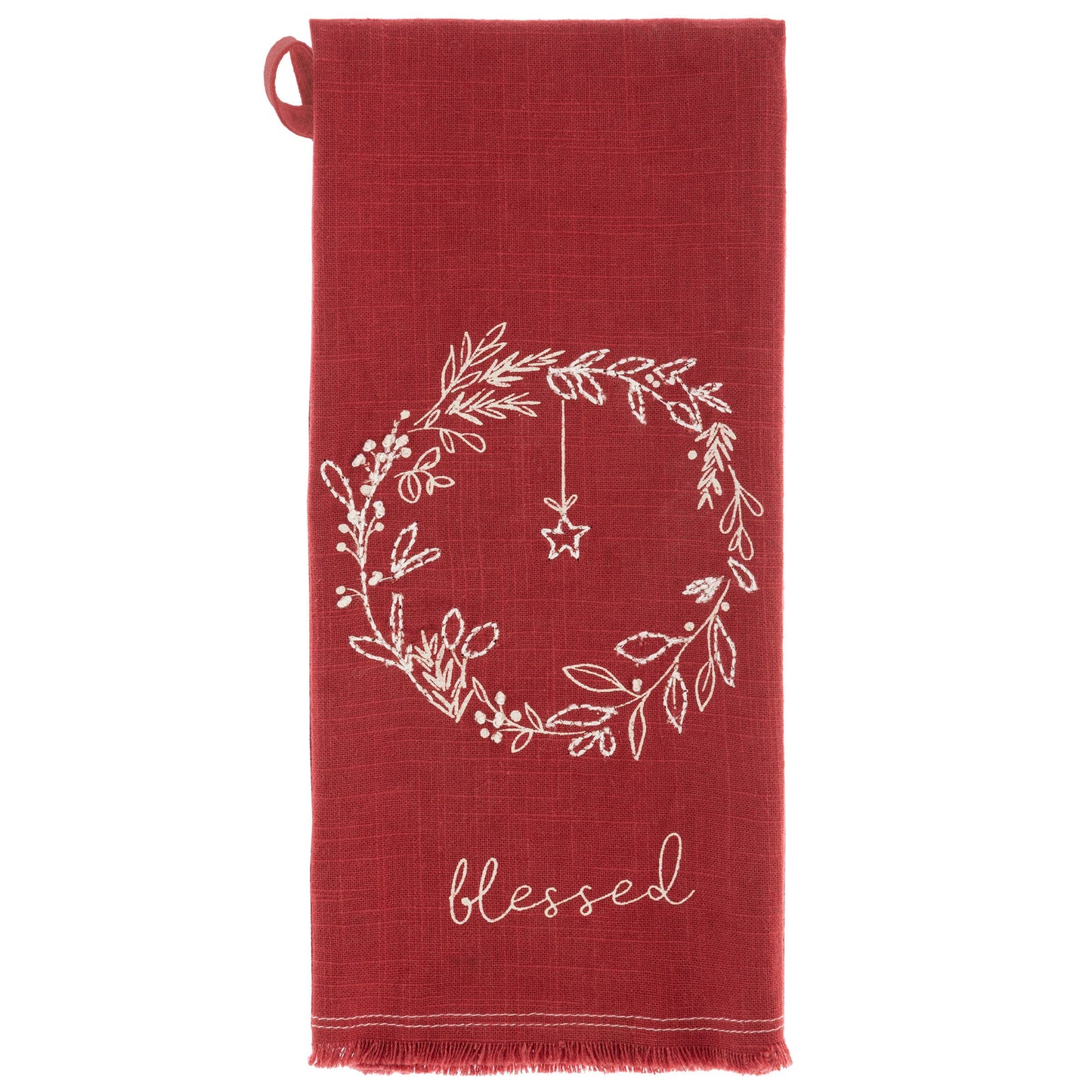 Embroidered Cotton Tea Towels