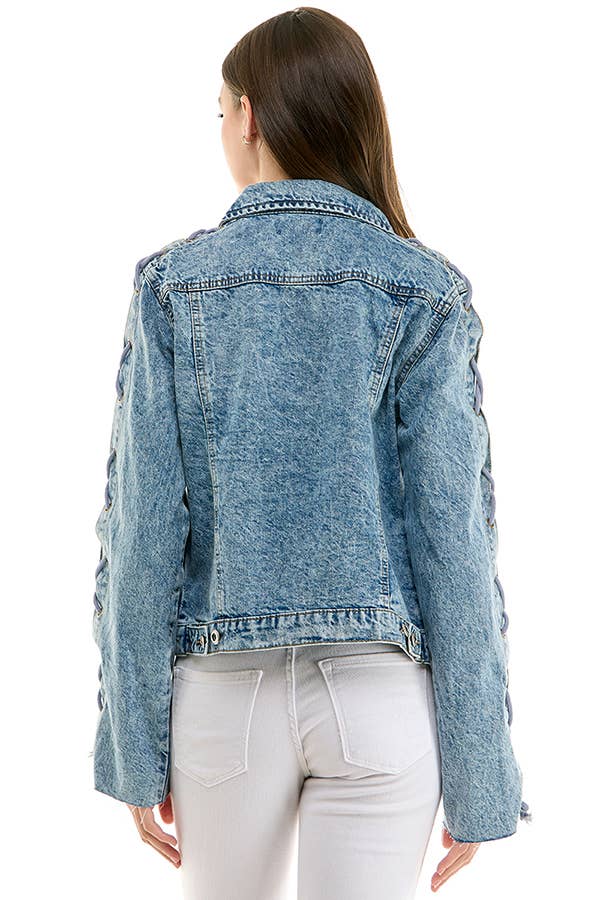 Draw Cord Denim Jacket