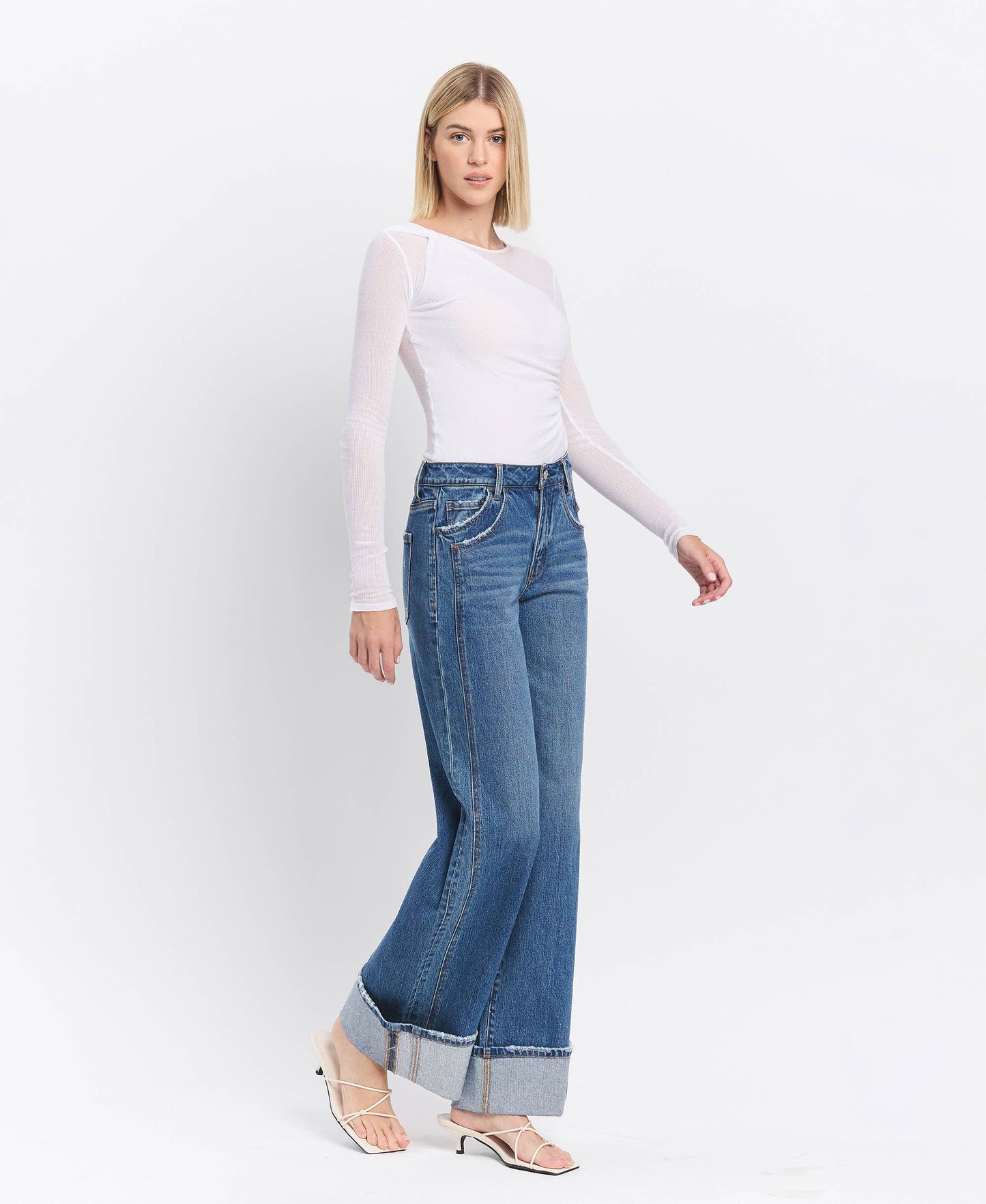 Wynona Wide Cuff Jean