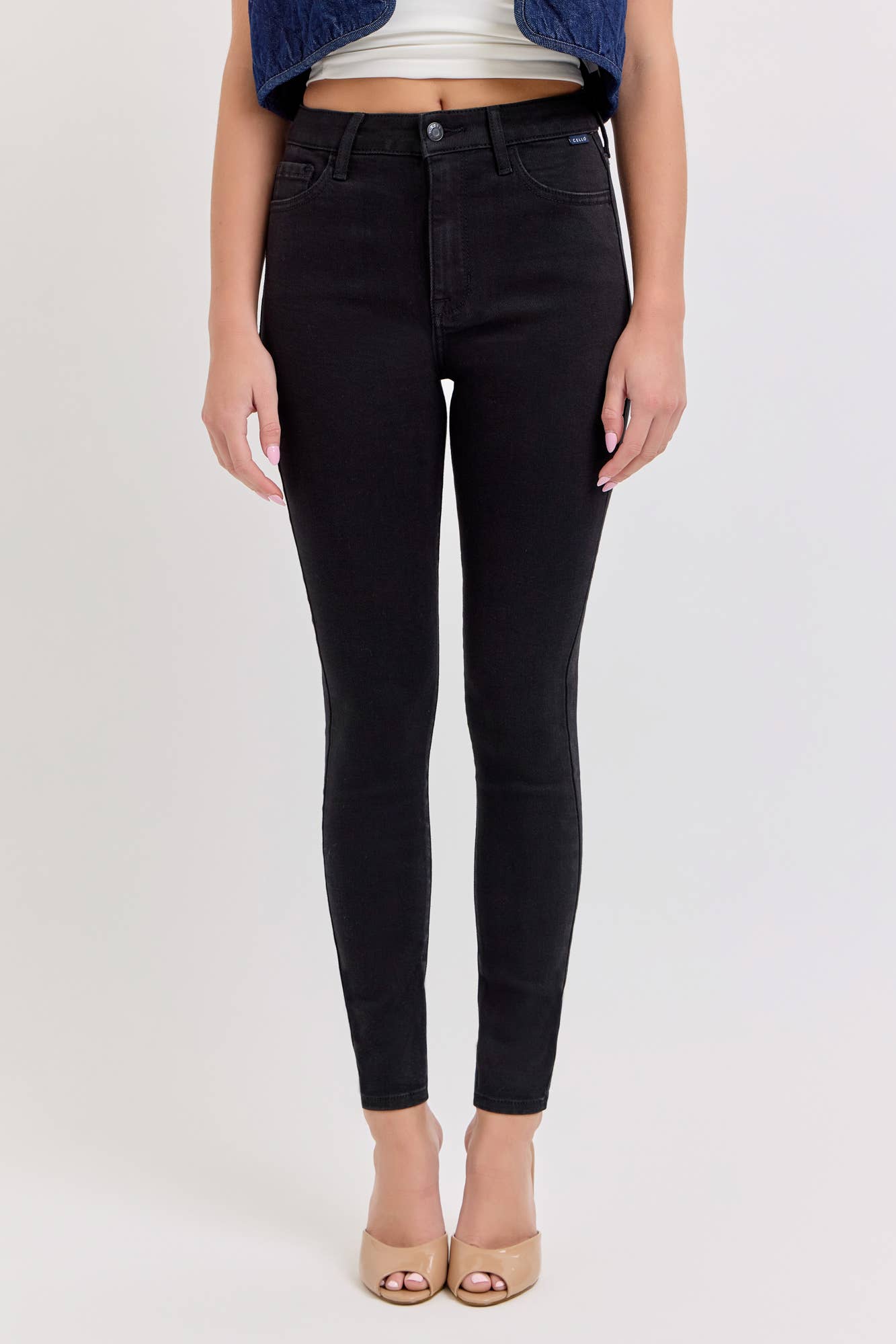 Blackest Black Stretch Skinny Jeans