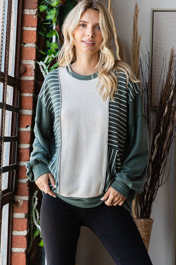 Colorblock Pullover