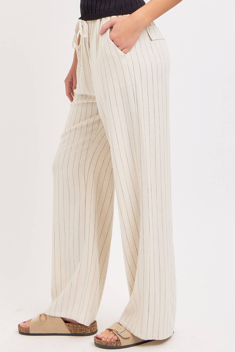 Walk the Line Linen Pant