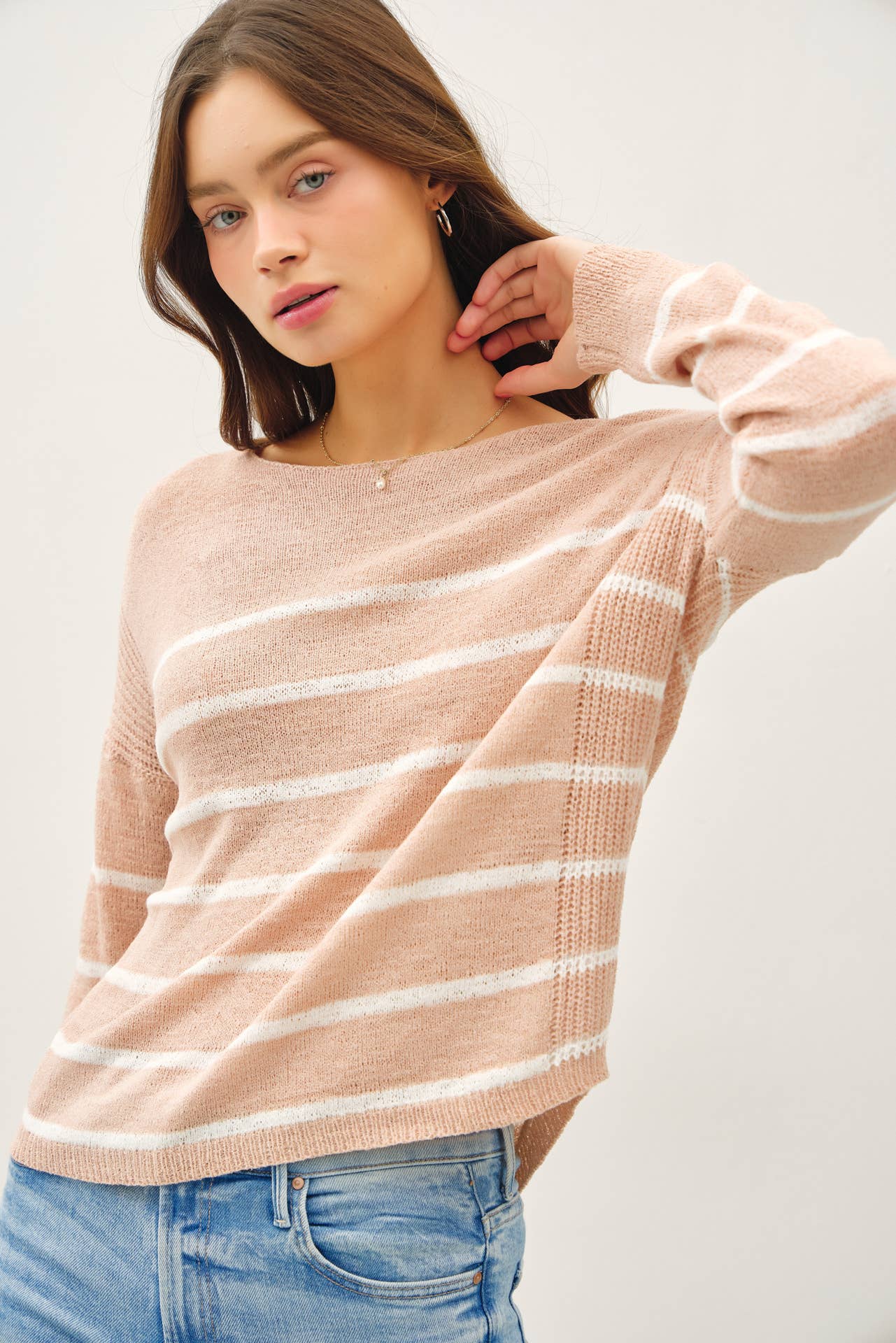Spring Striped Pullover