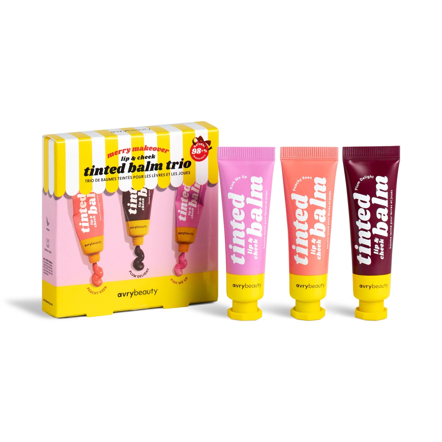 Holiday: Merry Makeover Tinted Balm Trio