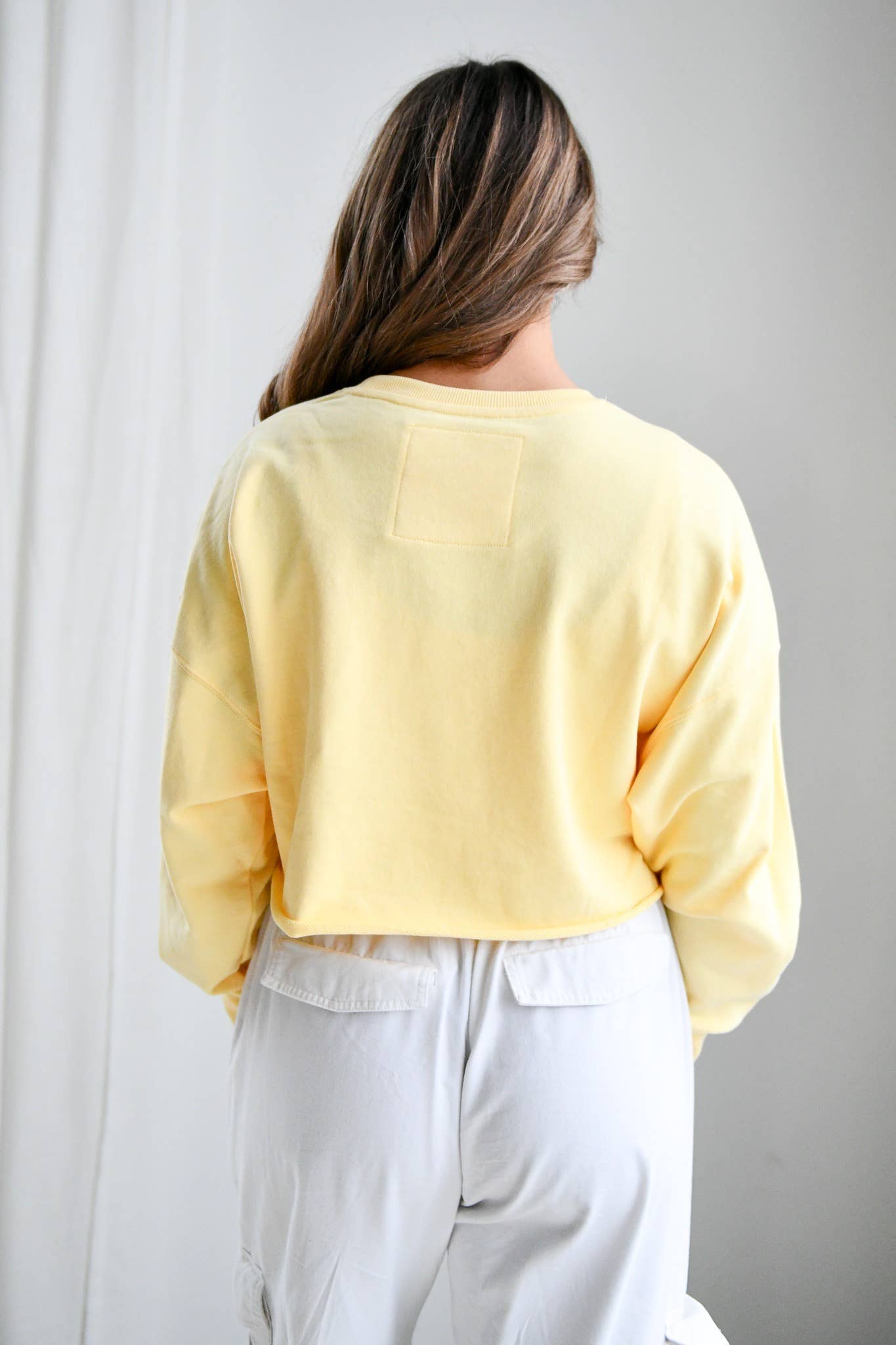 Iowa State Perkins Chenille Cropped Longsleeve