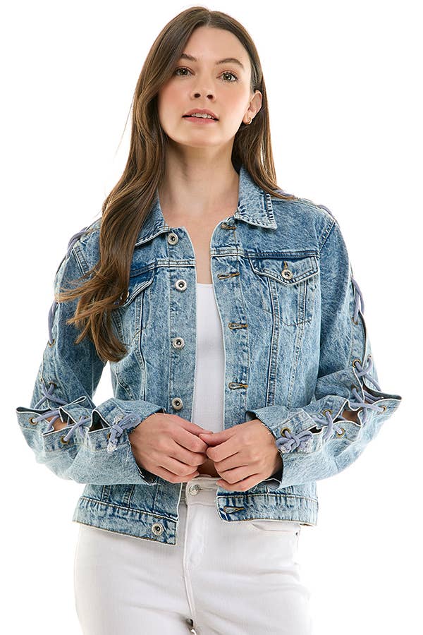 Draw Cord Denim Jacket