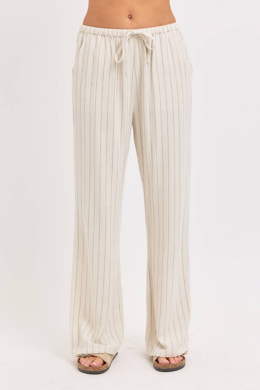 Walk the Line Linen Pant