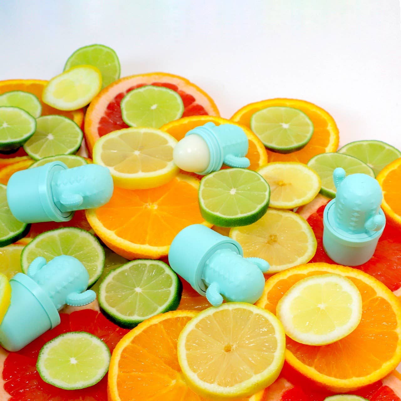 Teal Cactus Lip Balm 100% Natural SUMMER CITRUS