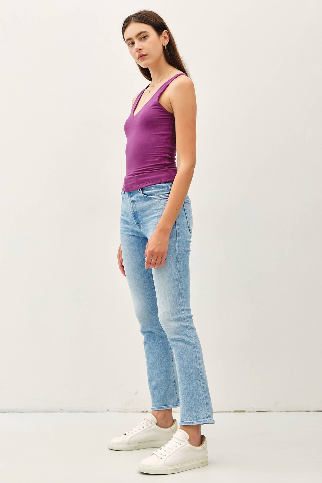 Basic Babe Vneck Tank
