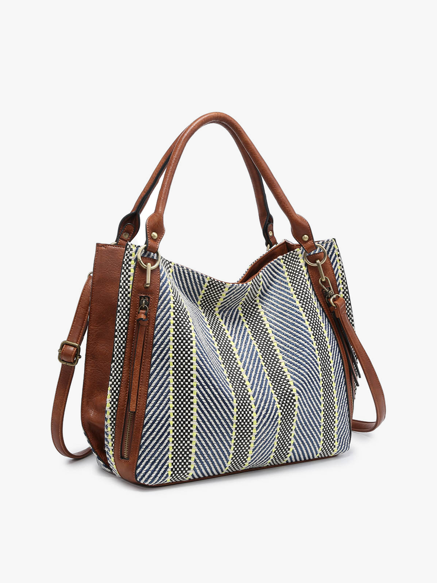 Connor Striped Tote
