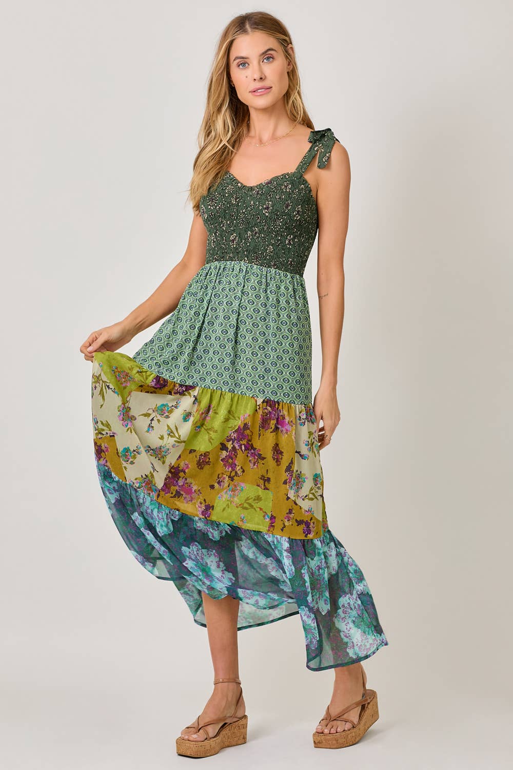 Rose Patch Dress