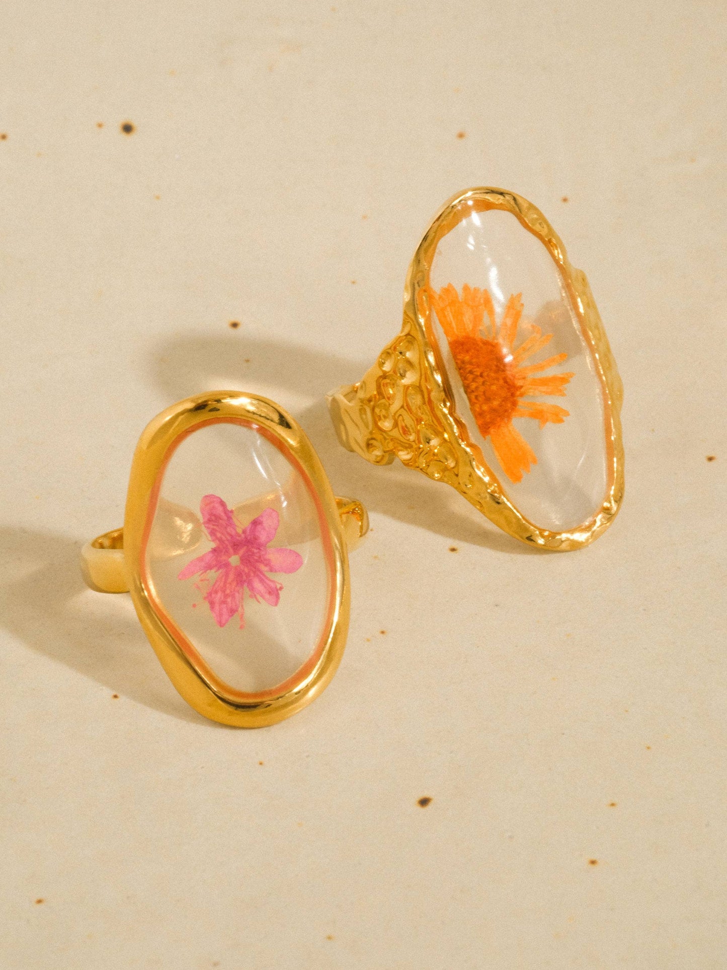 Flint 18K Gold Floral Ring
