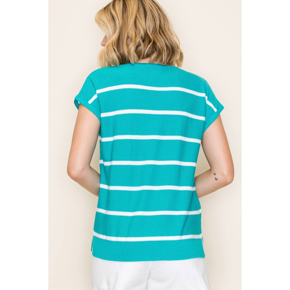 Sandy Oasis Striped Top