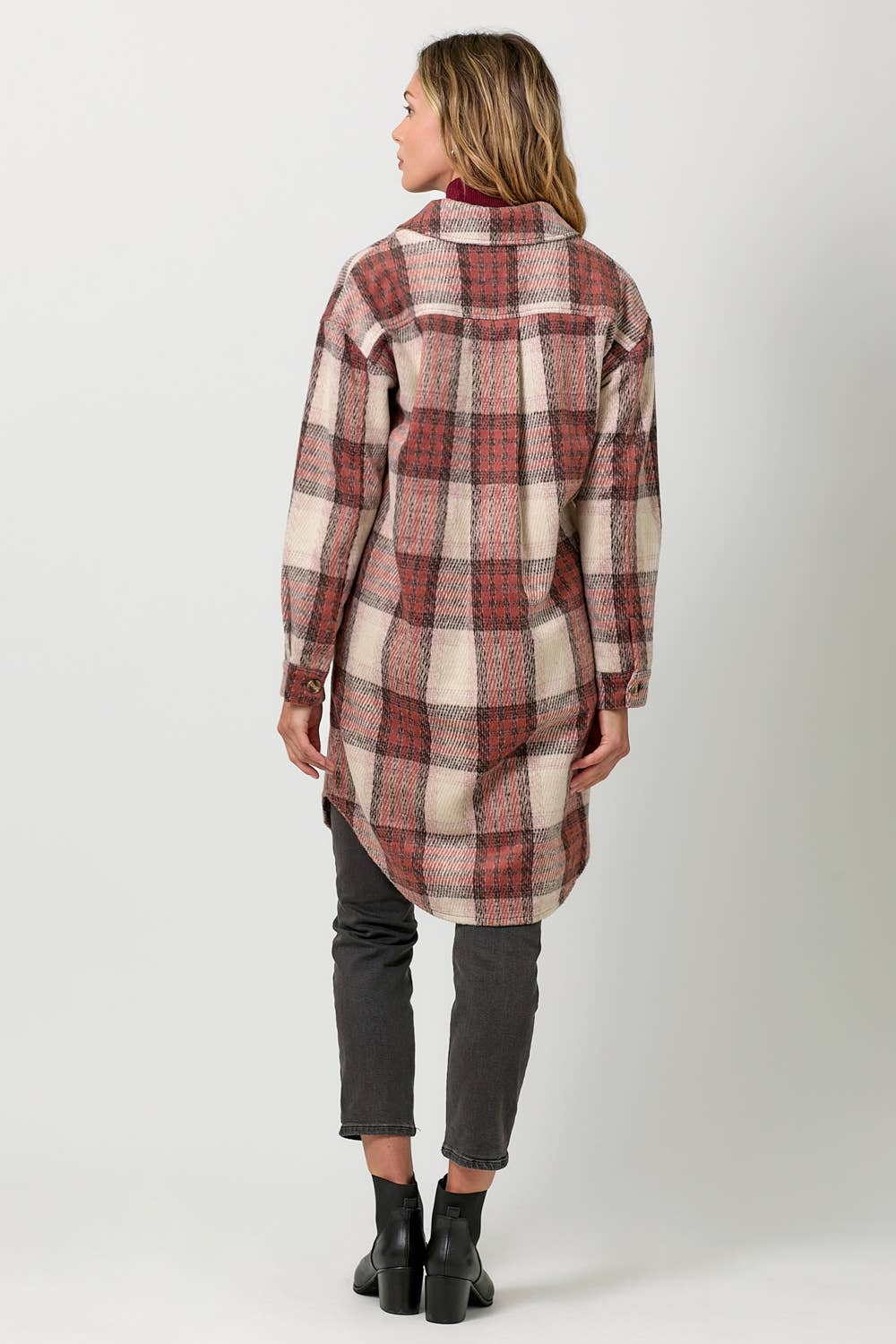 Almond Longline Shacket