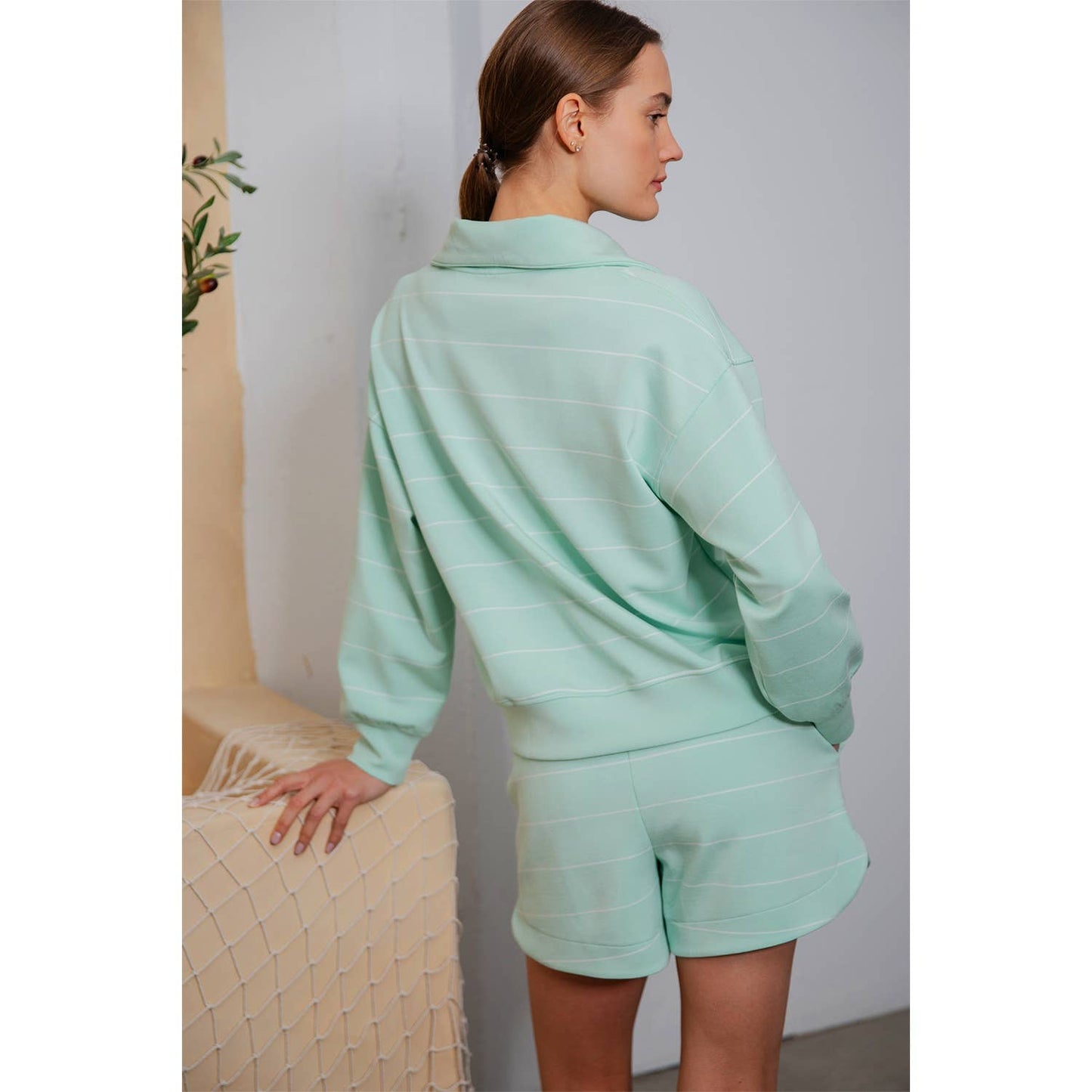 Nauti Girl Striped Pullover