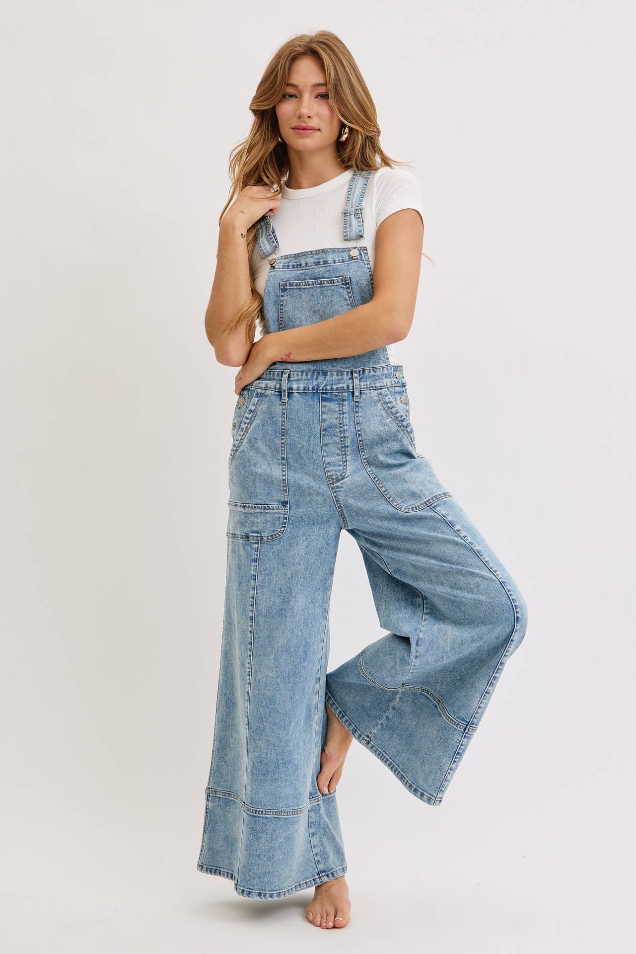 Denim Hippie Boho Overalls