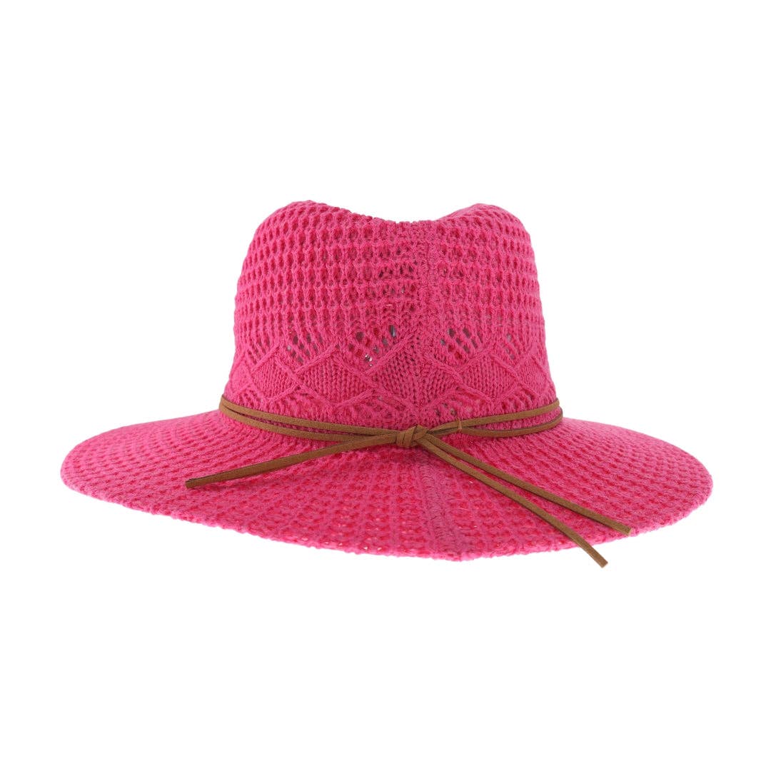 Cotton Knit Panama Hat