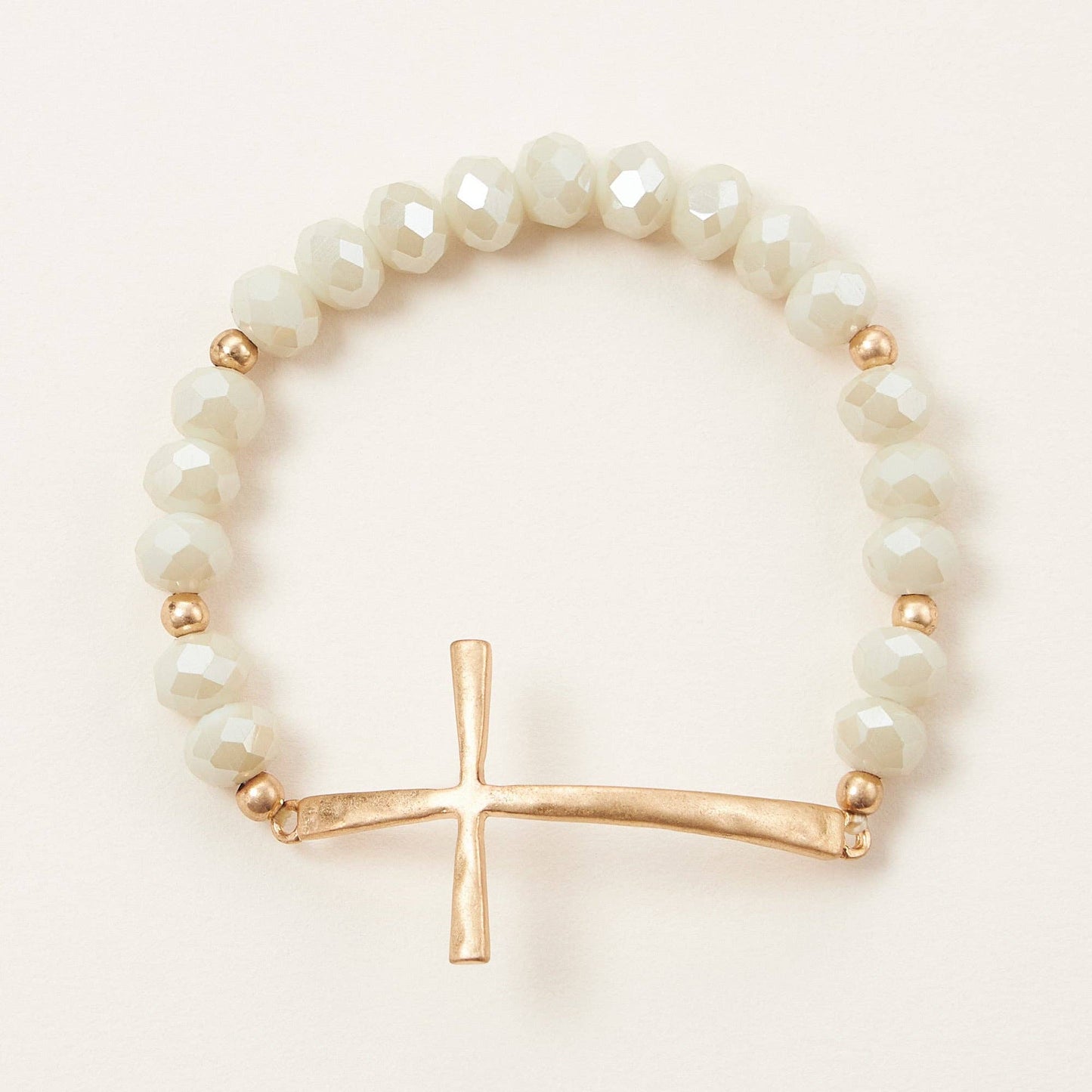 Beaded Cross Bracelet NEW