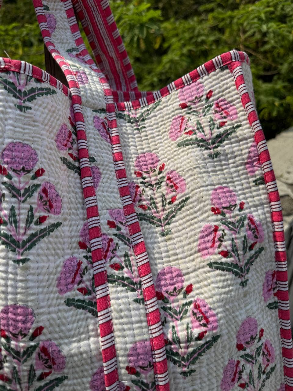 Bags For Women Shoulder Bag Quilted Cotton Printed Tote Bags