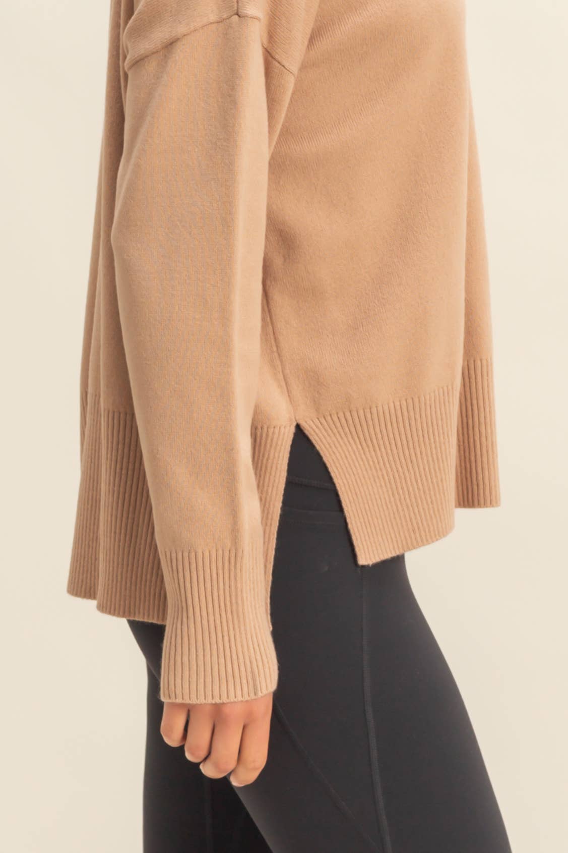 Winter Vibes Center Seam Sweater