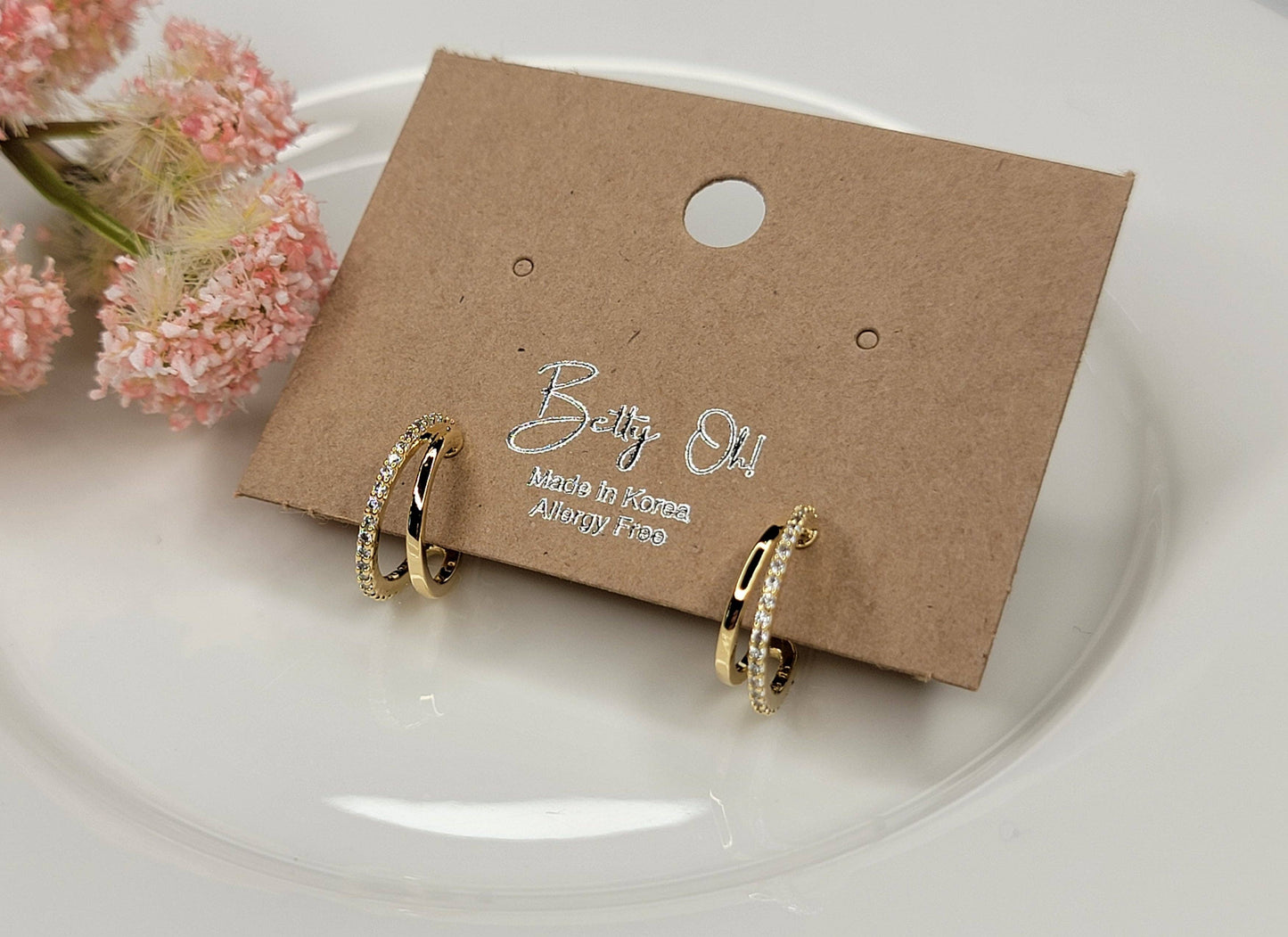 Small Double Layer Earring