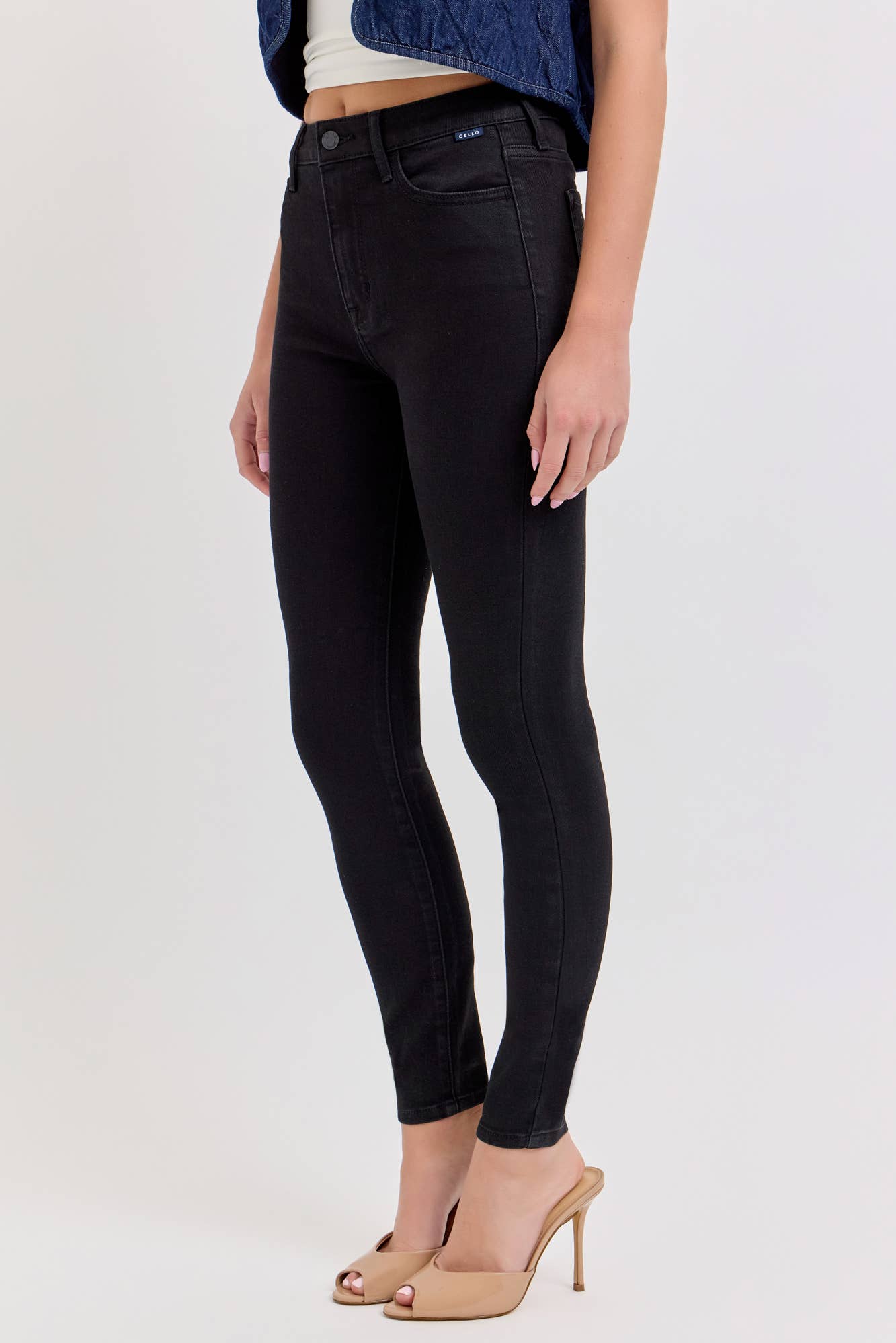 Blackest Black Stretch Skinny Jeans