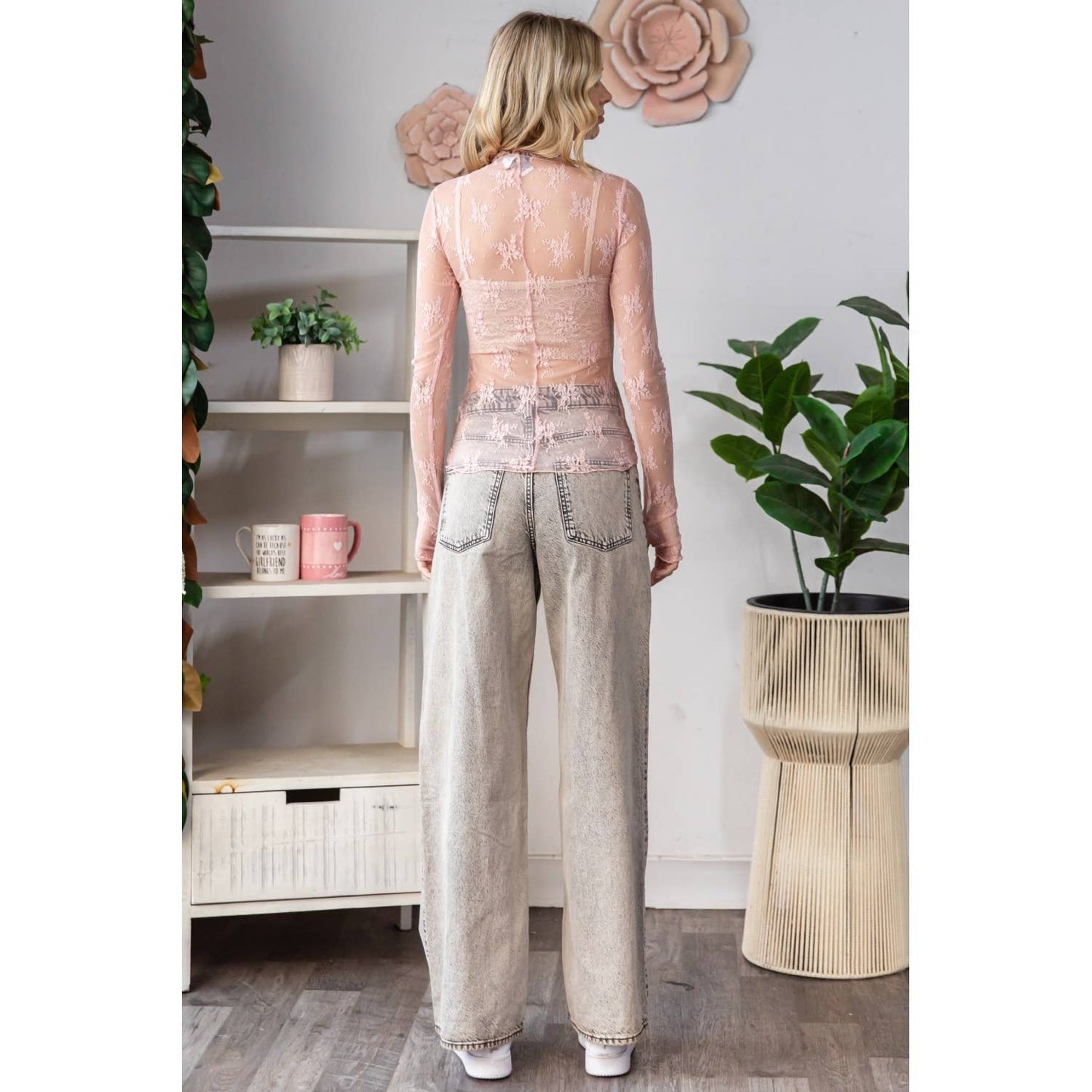 Lovely in Lace Long Sleeve Top