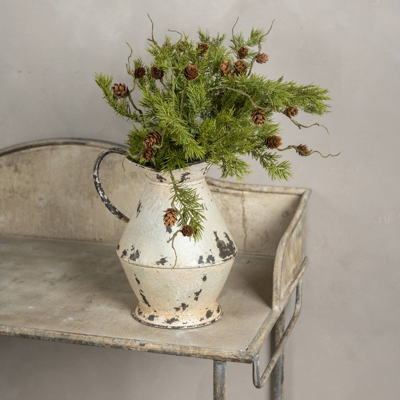 20" PINE W/ PINECONES BUSH