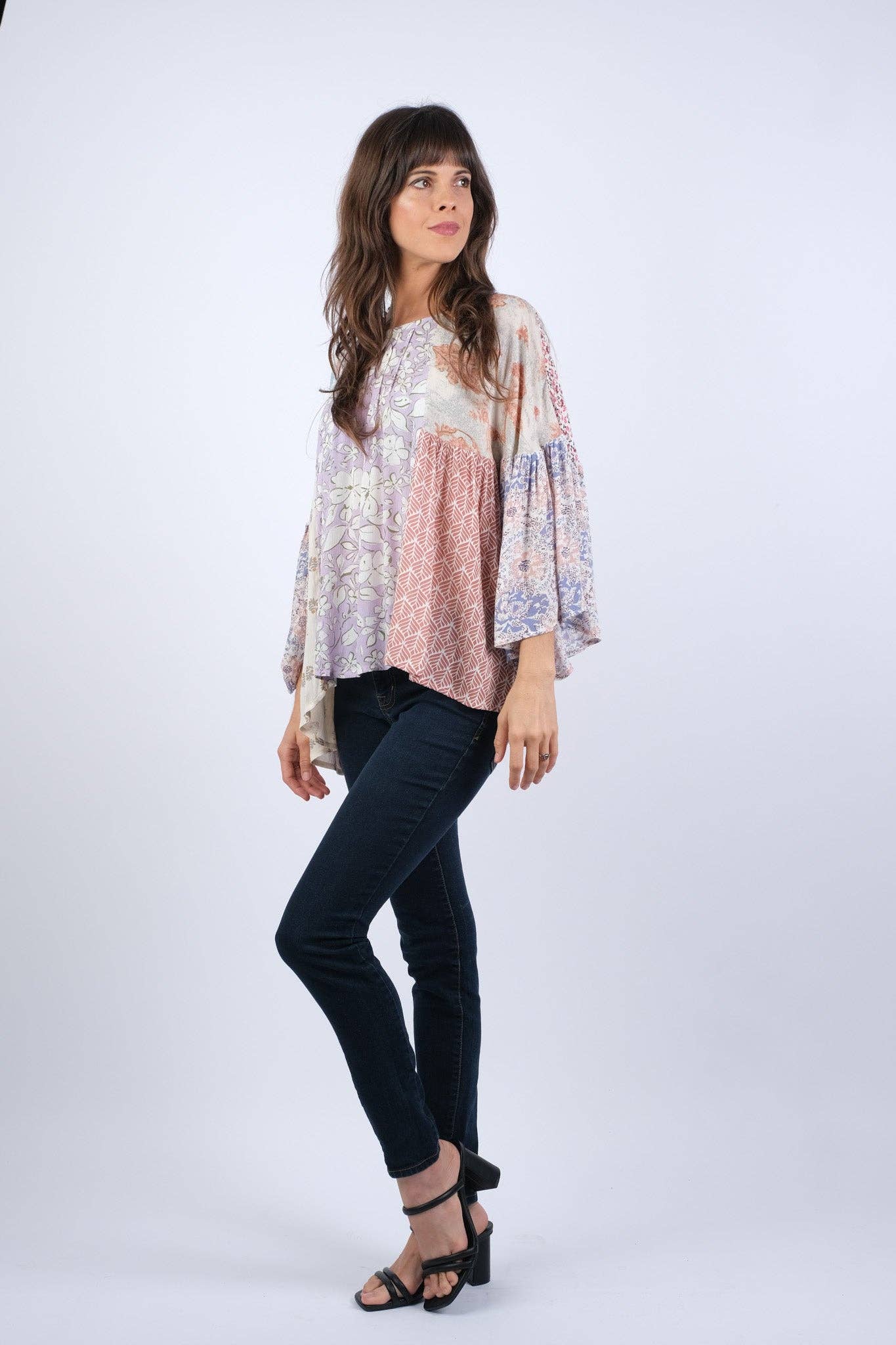 Rosy Mosaic Top