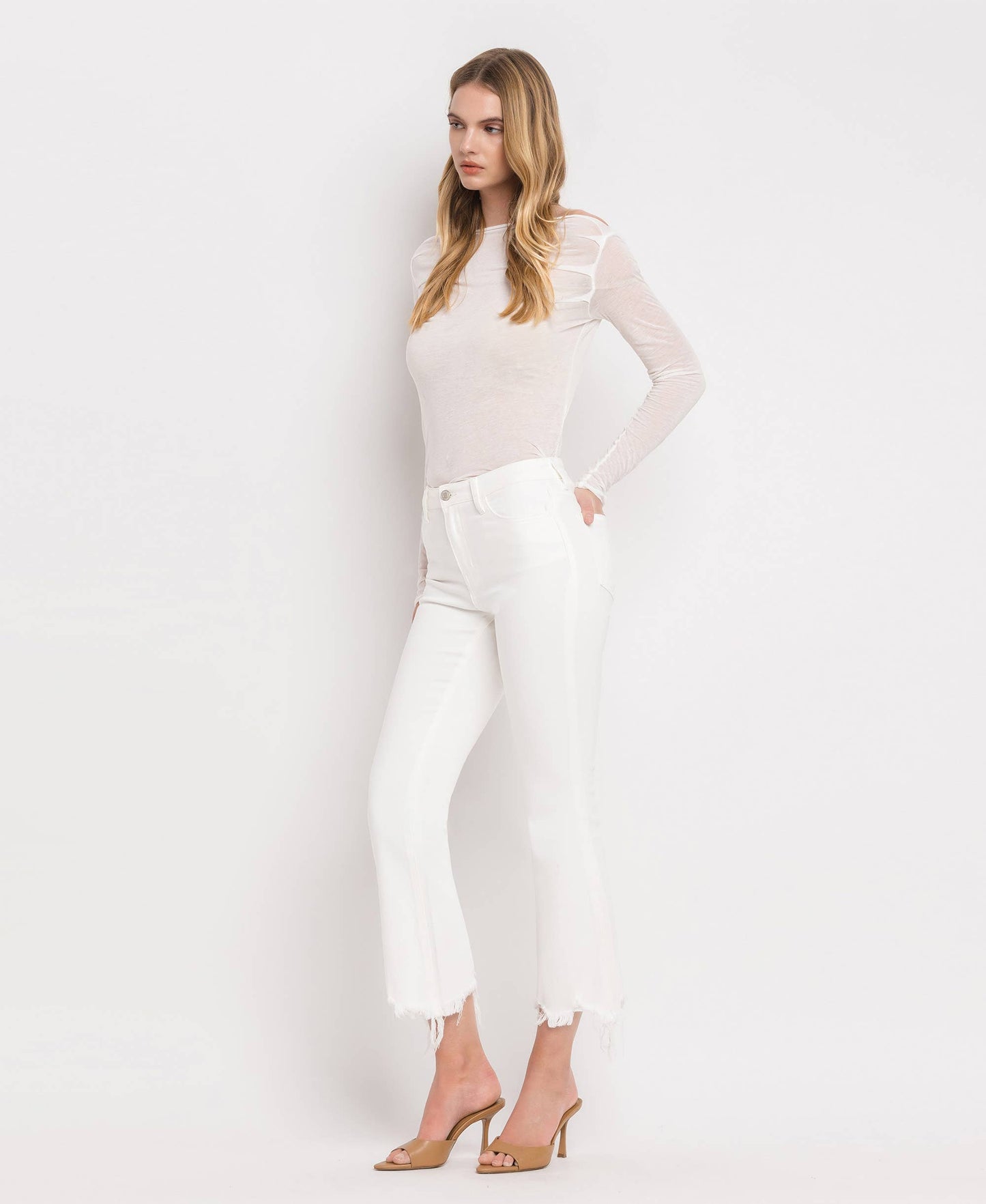 High Rise Crop Flare