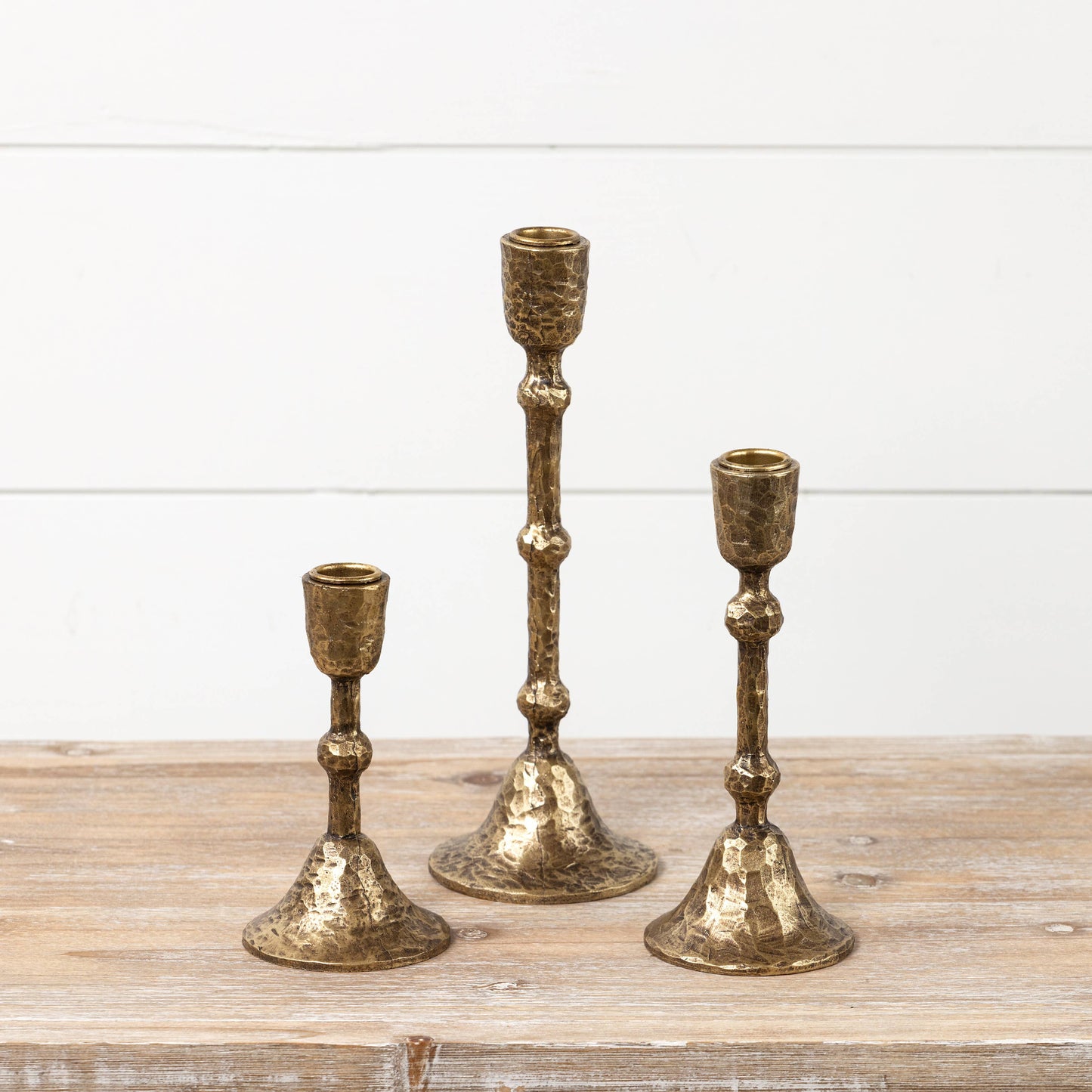 Gold Taper Candle Holders