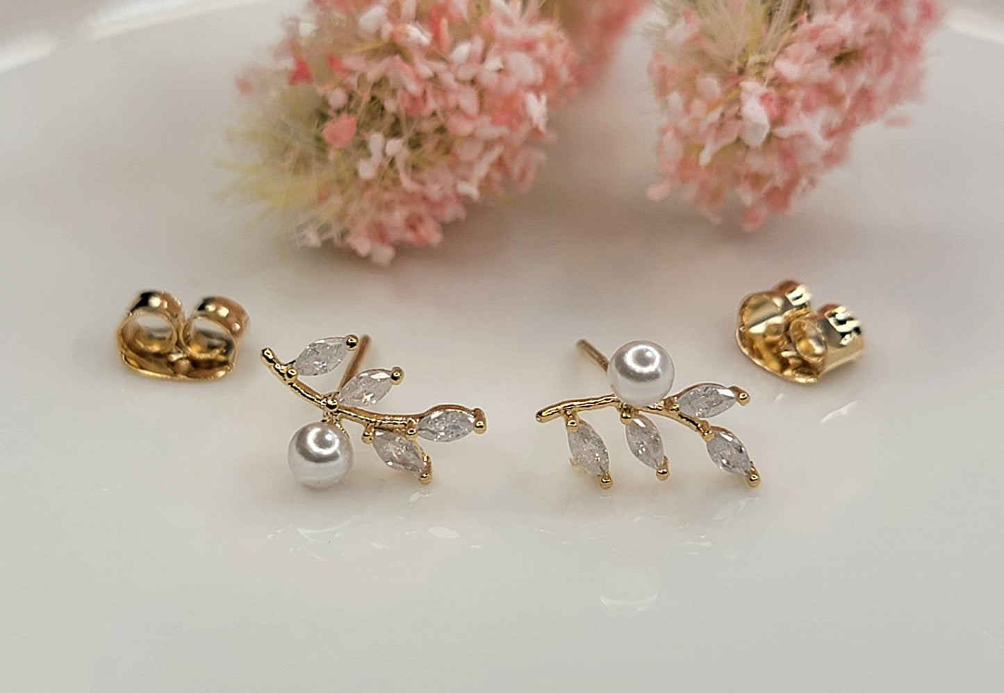 Cz Post Earring