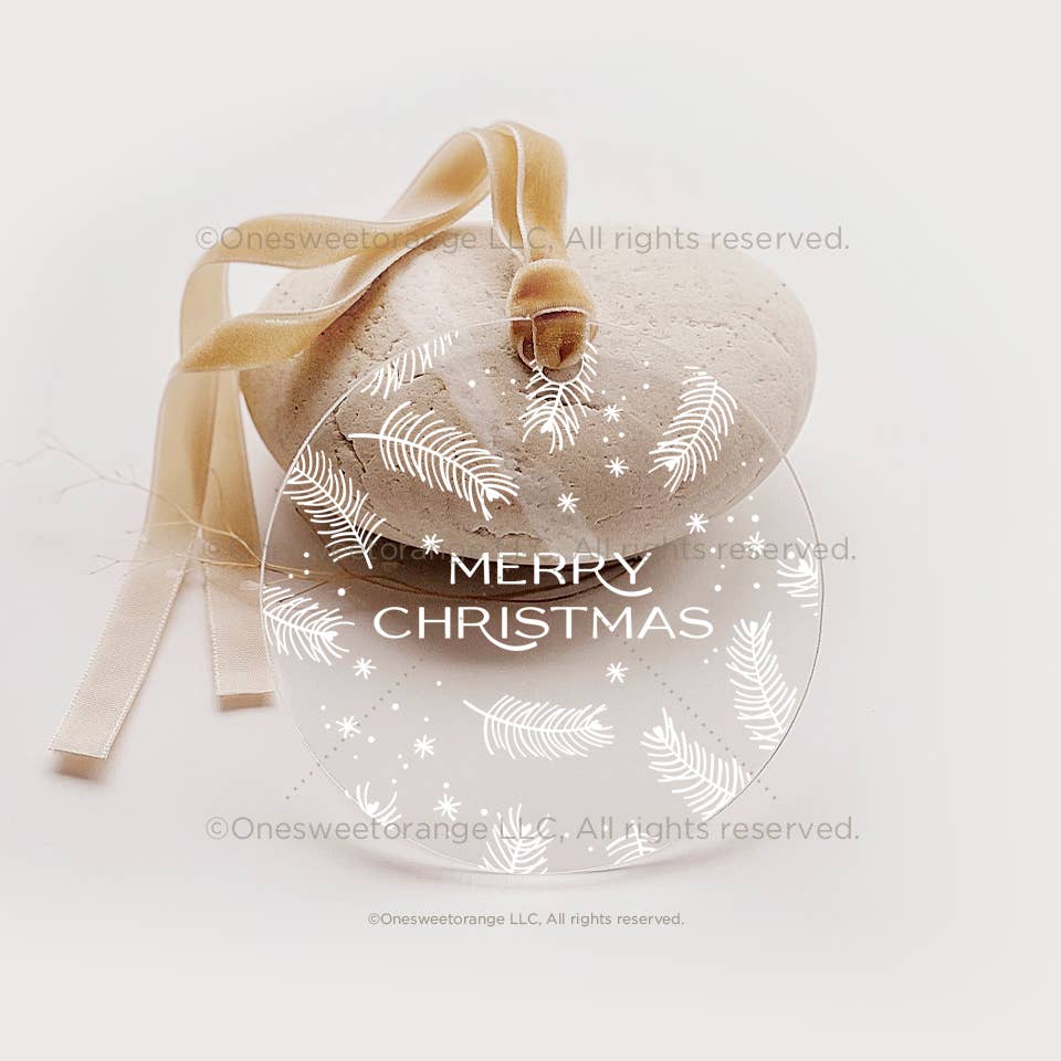 Merry Christmas Ornament