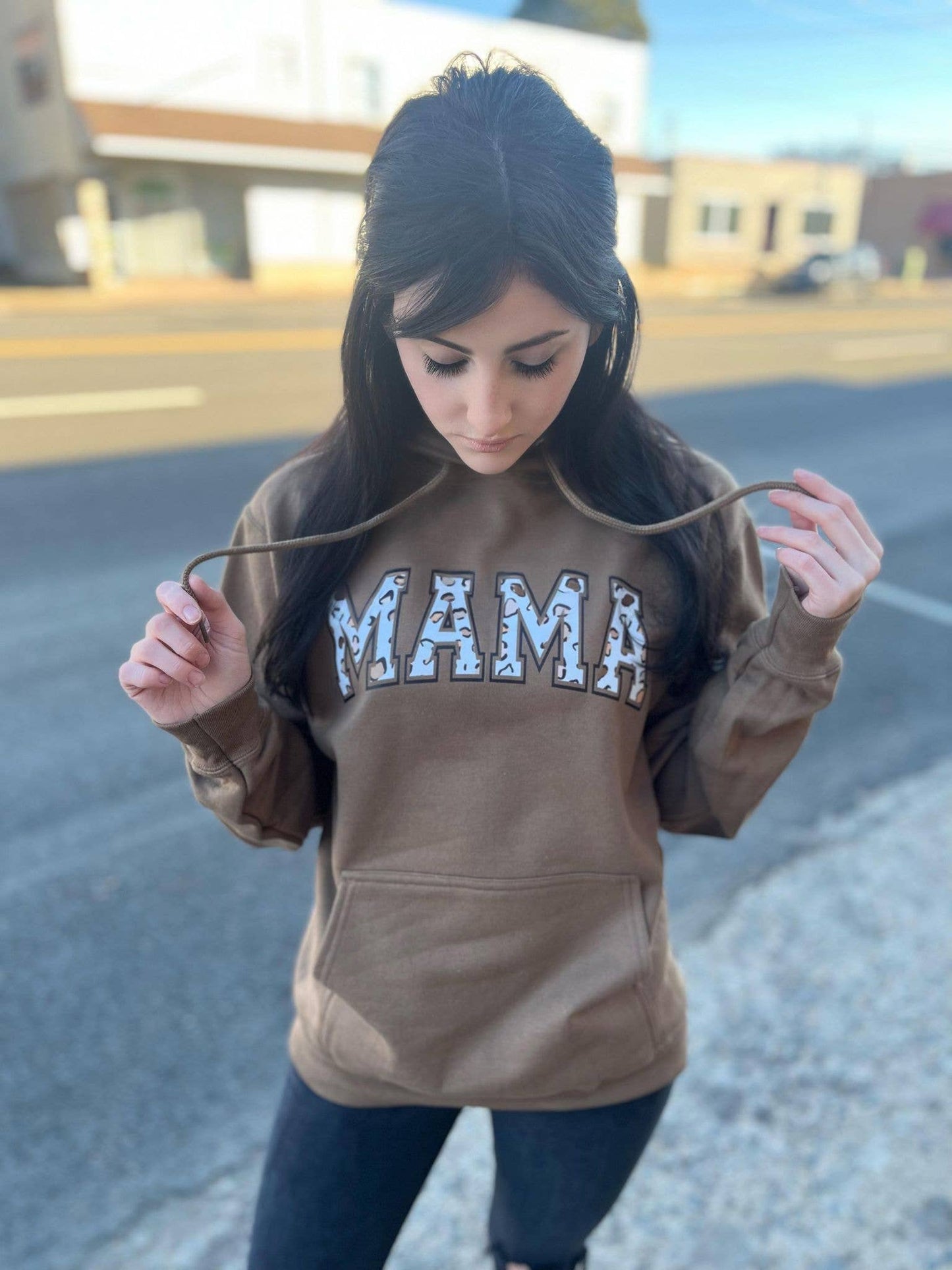Lovely Leopard Mama Hoodie