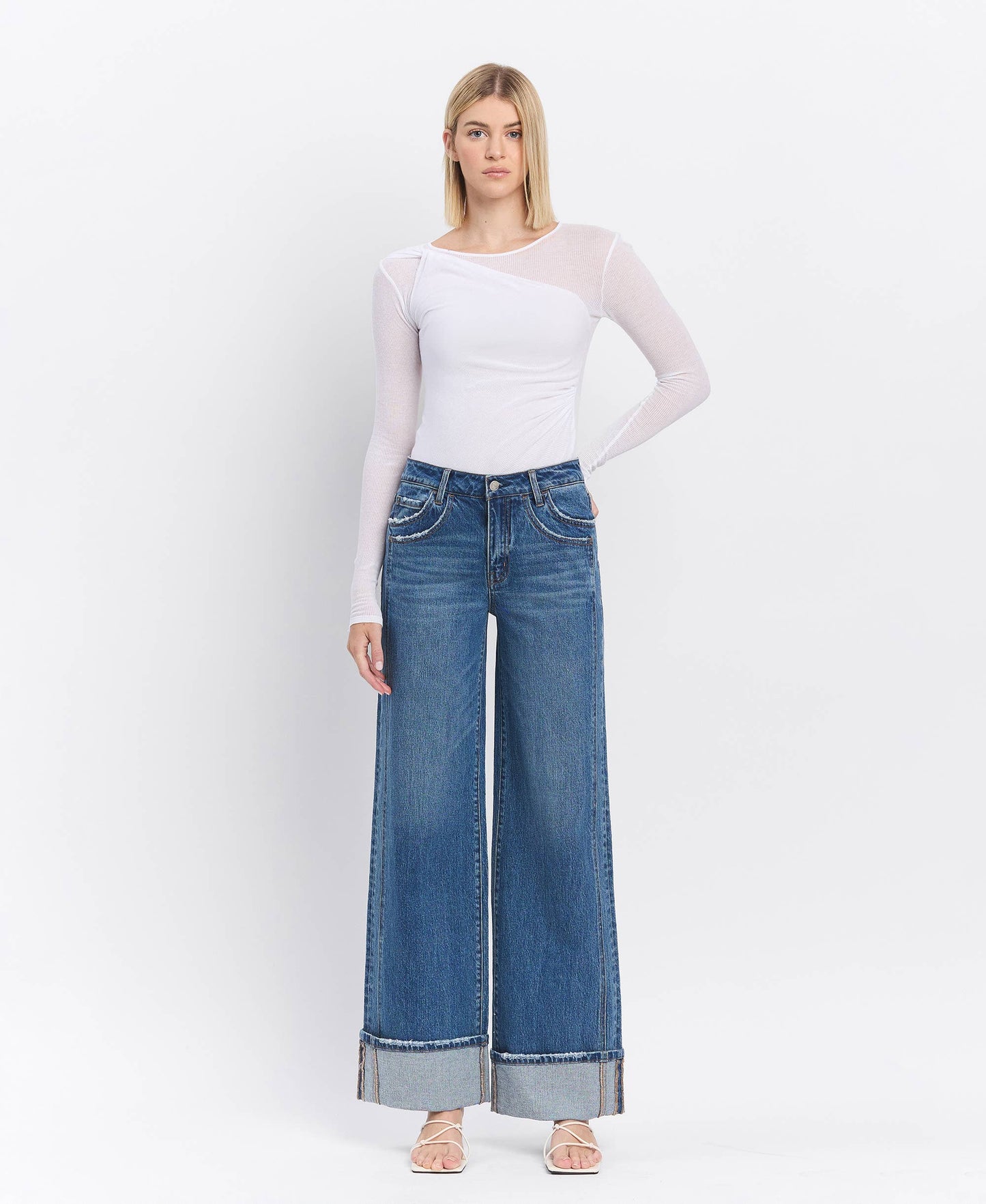 Wynona Wide Cuff Jean
