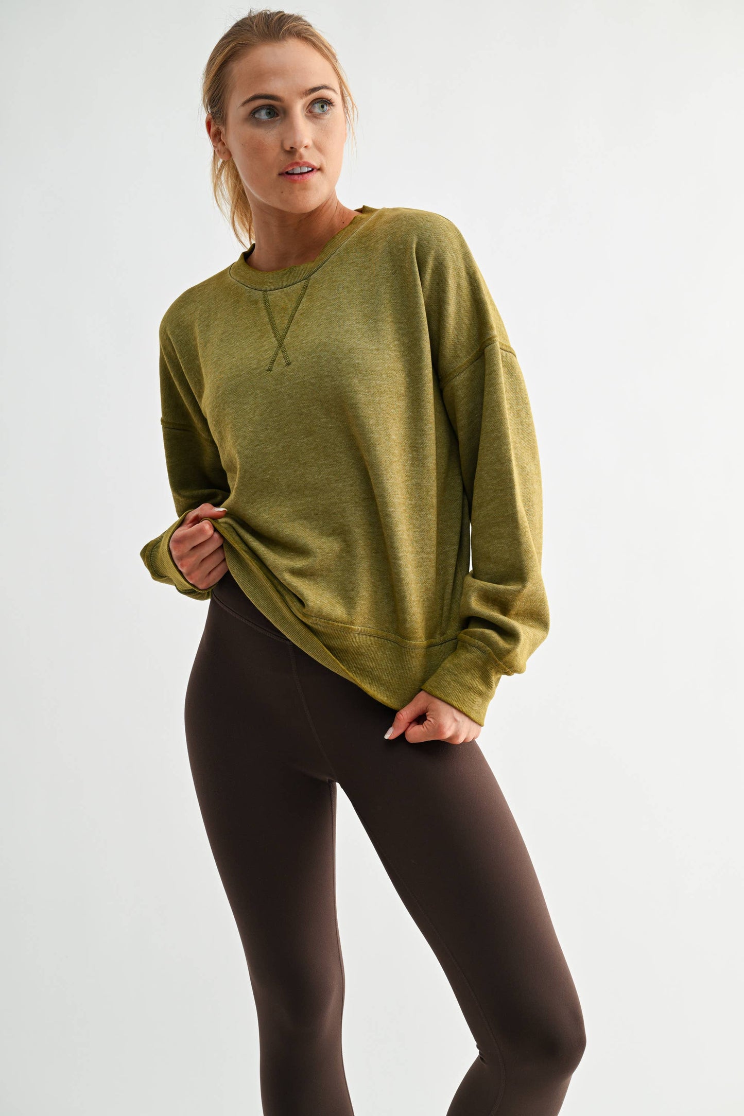 Burned Out Crewneck Sweater