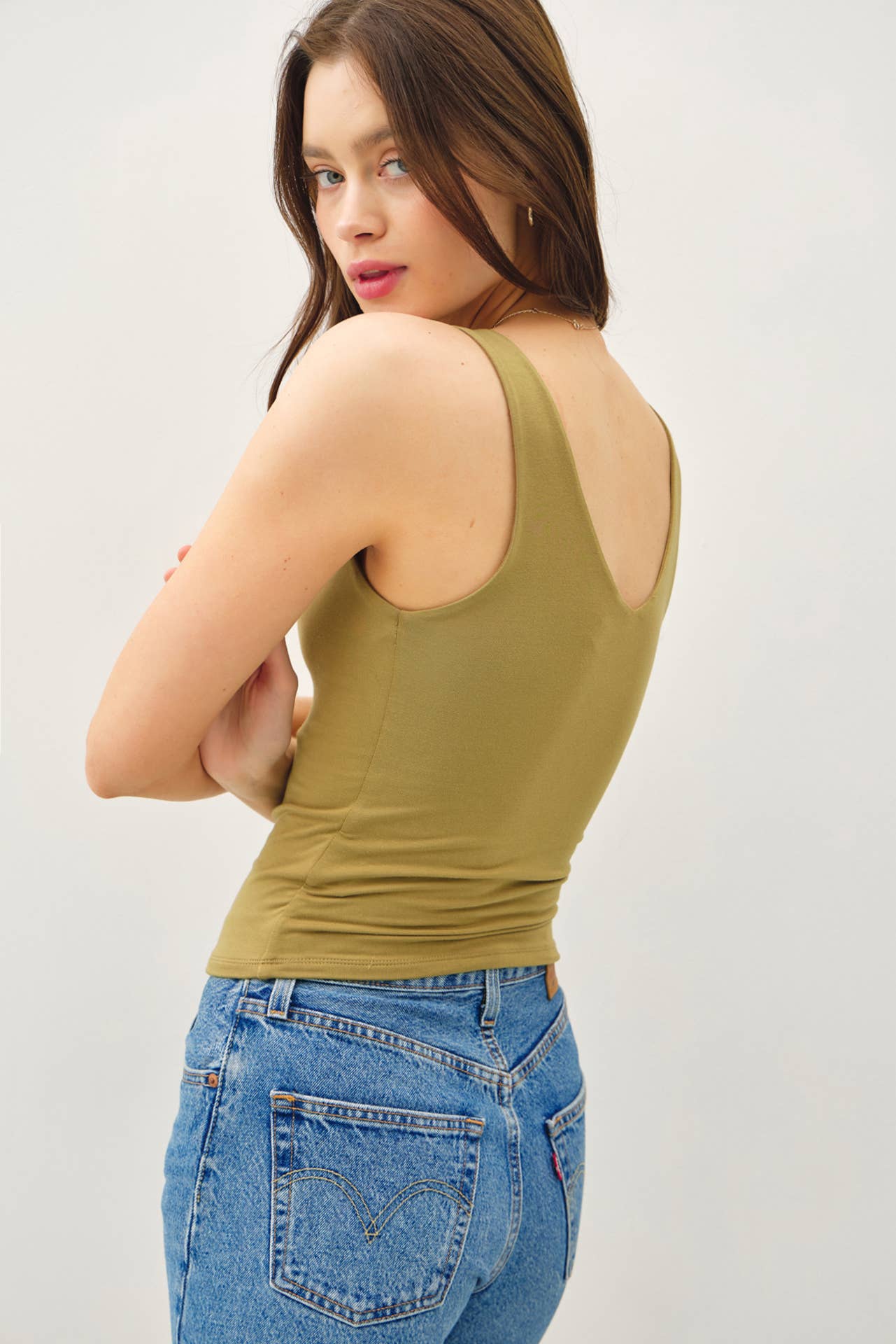 Basic Babe Vneck Tank