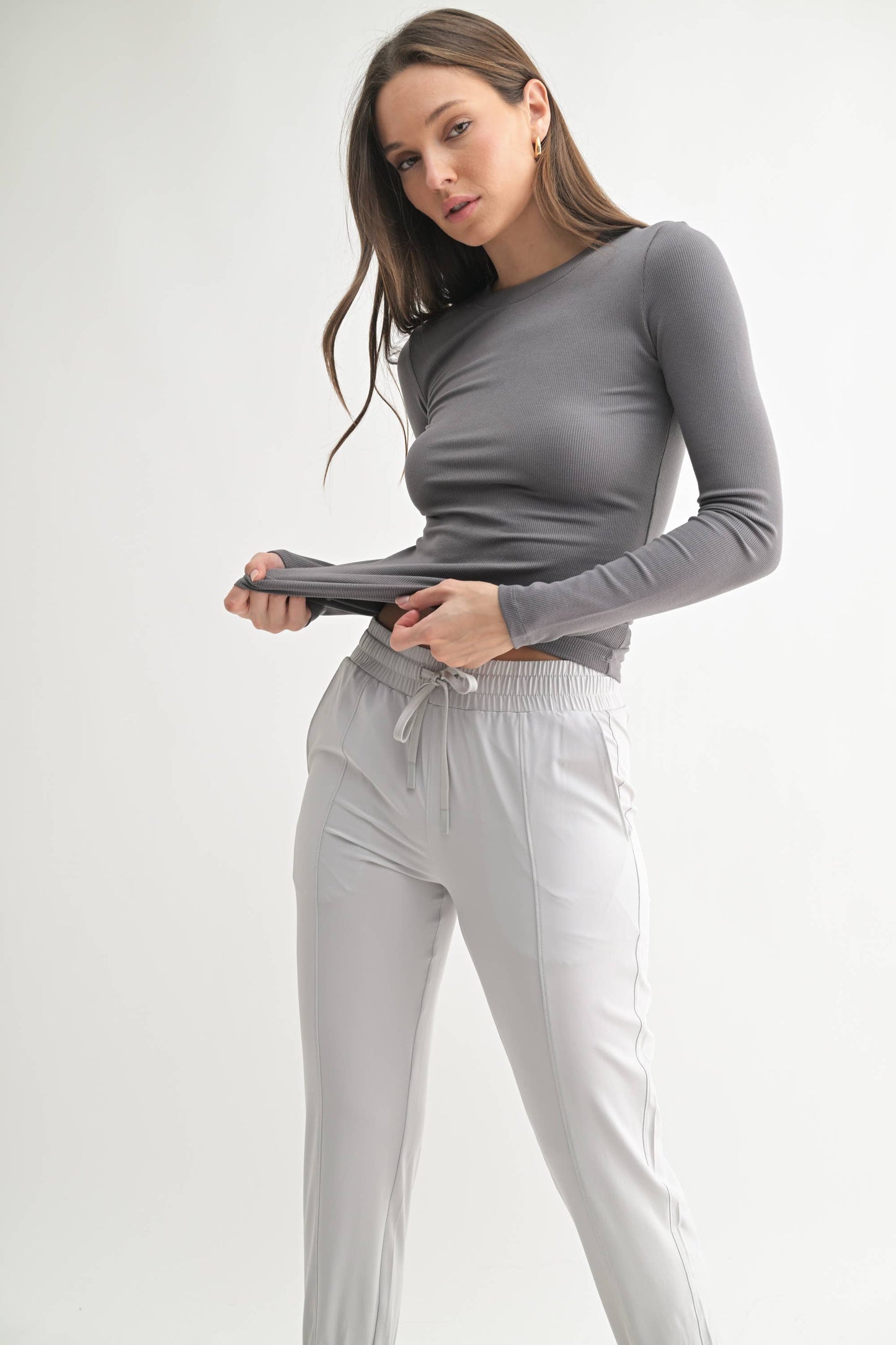 Basic Babe Fall Ribbed Top
