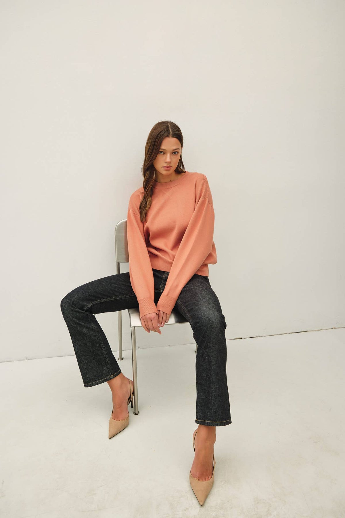 Ivy League Crop Sweatshirt