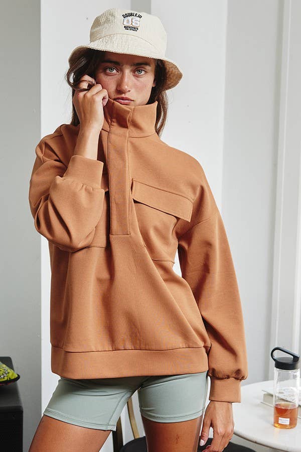 Snap Pocket Pullover