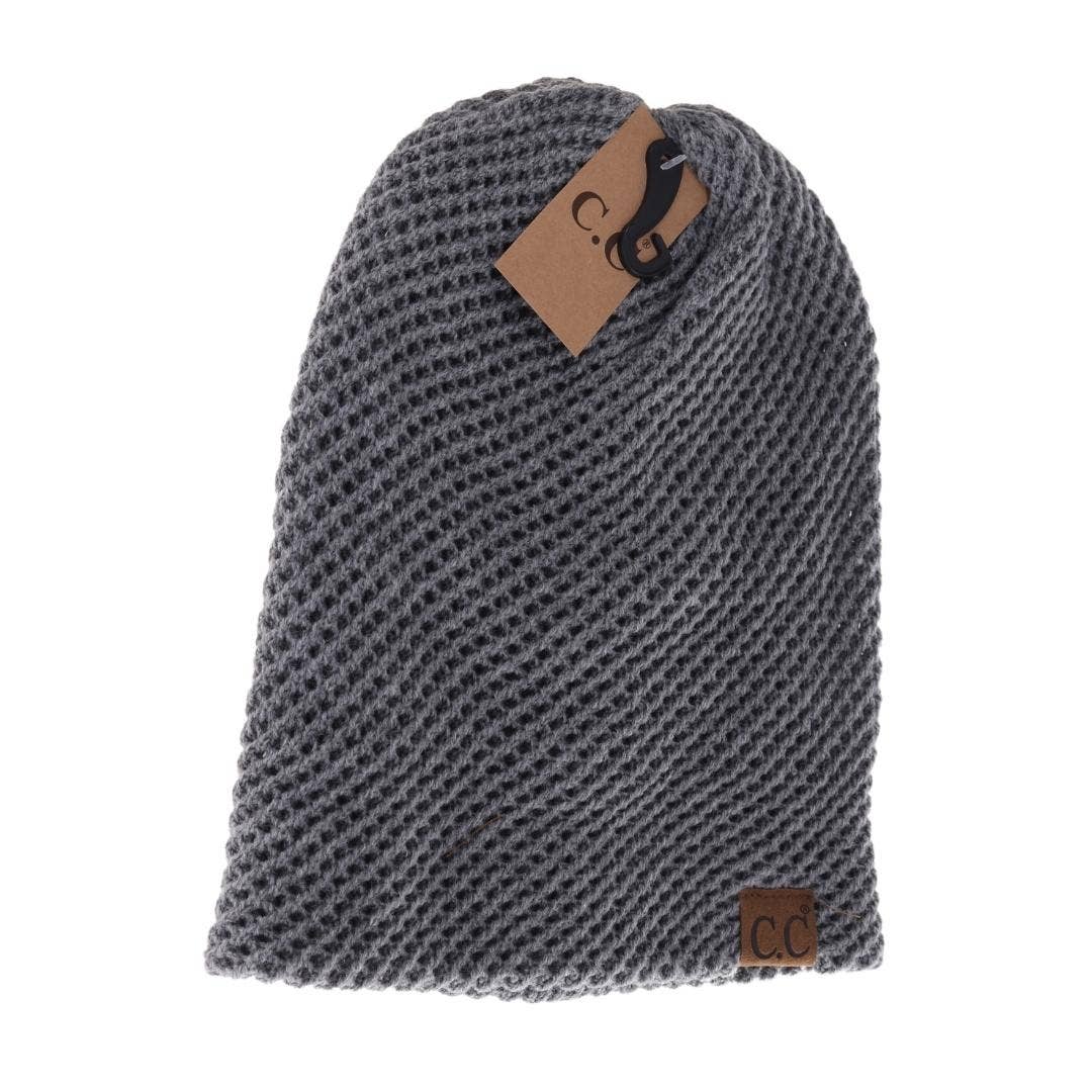 Slouchy Knit CC Beanie