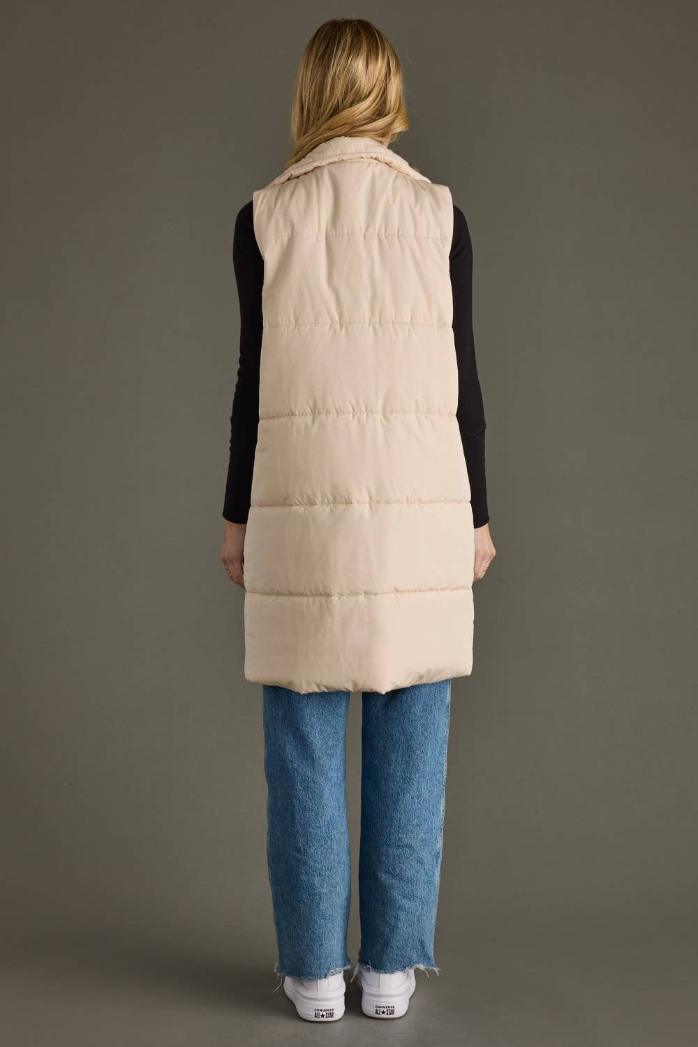 Cookies & Cream Longline Vest