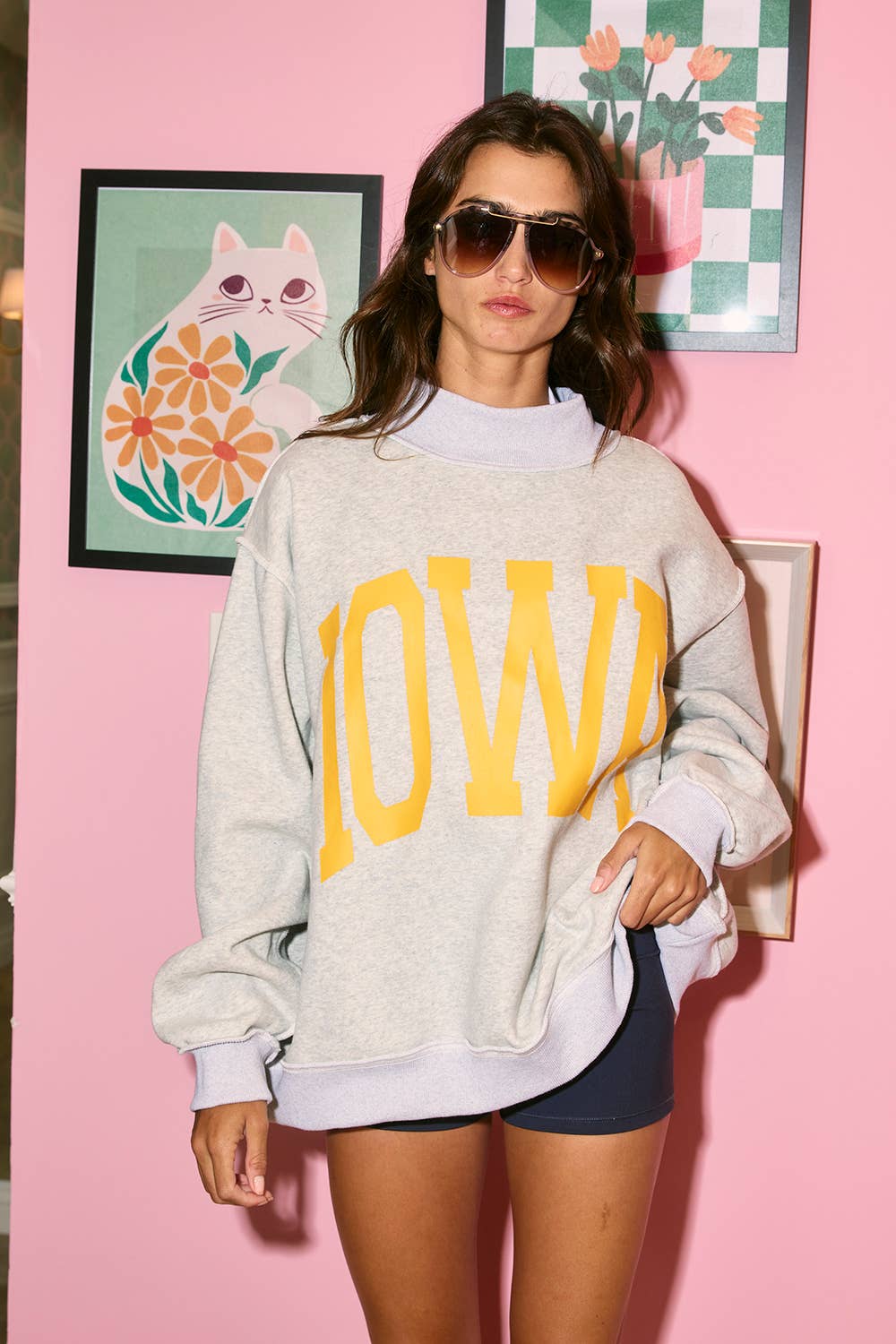 IOWA Mockneck Sweatshirt