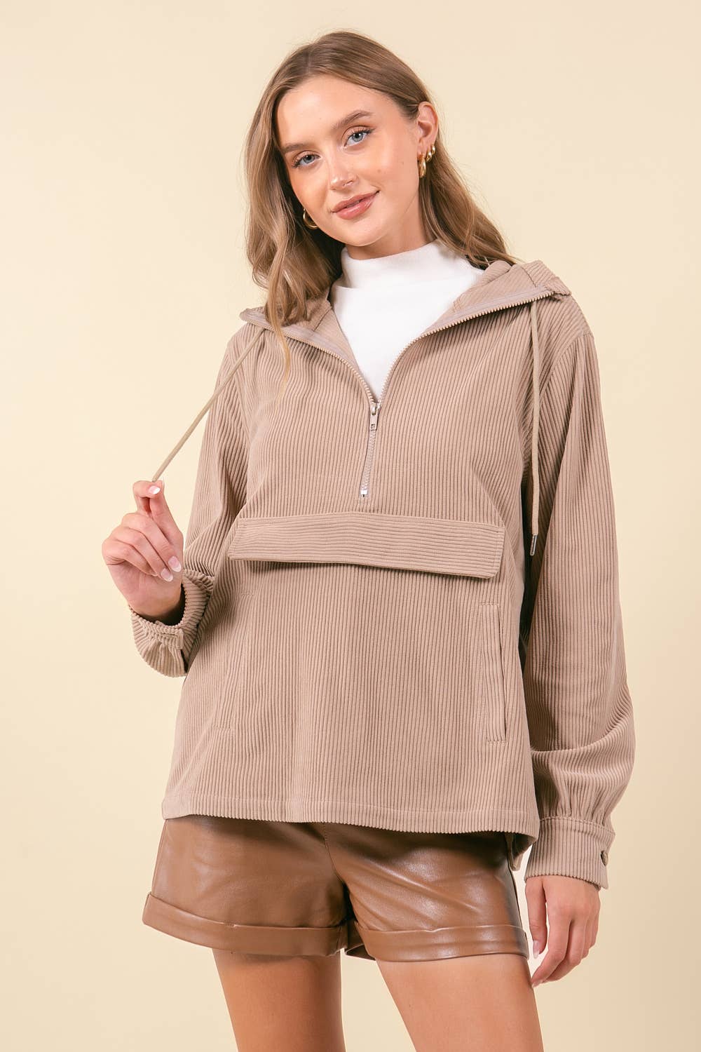 Falling for you Corded Pullover