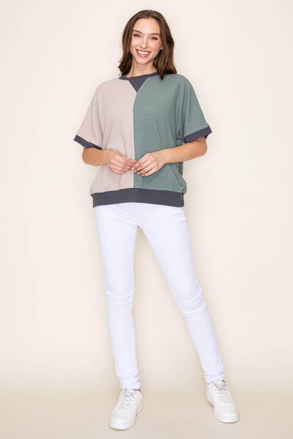 Rock the Block Short Sleeve Top