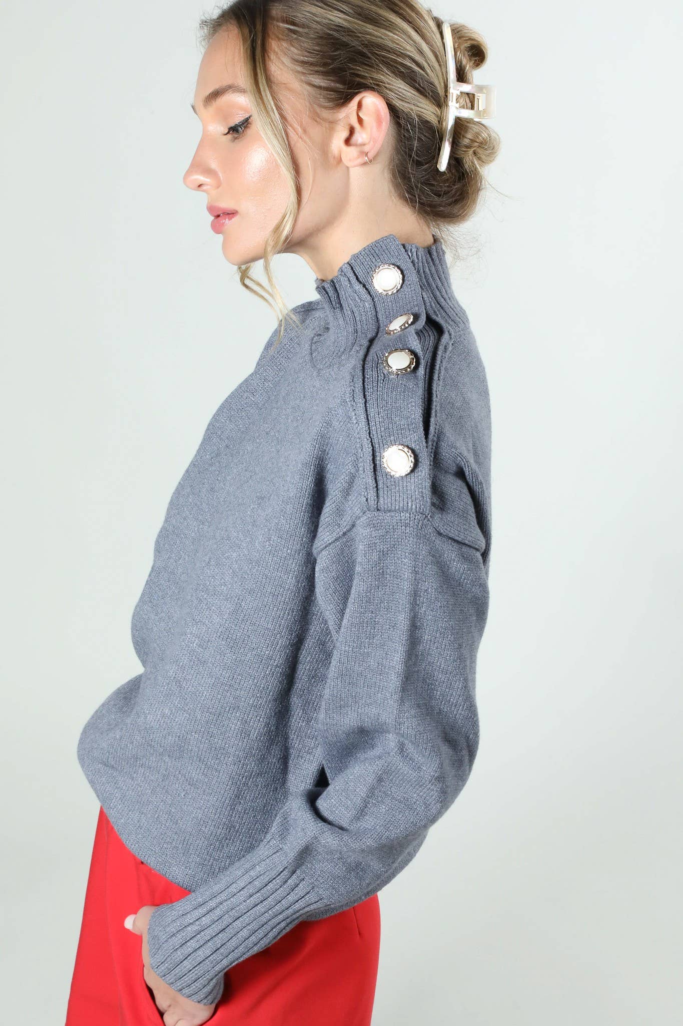 Button me Up Sweater