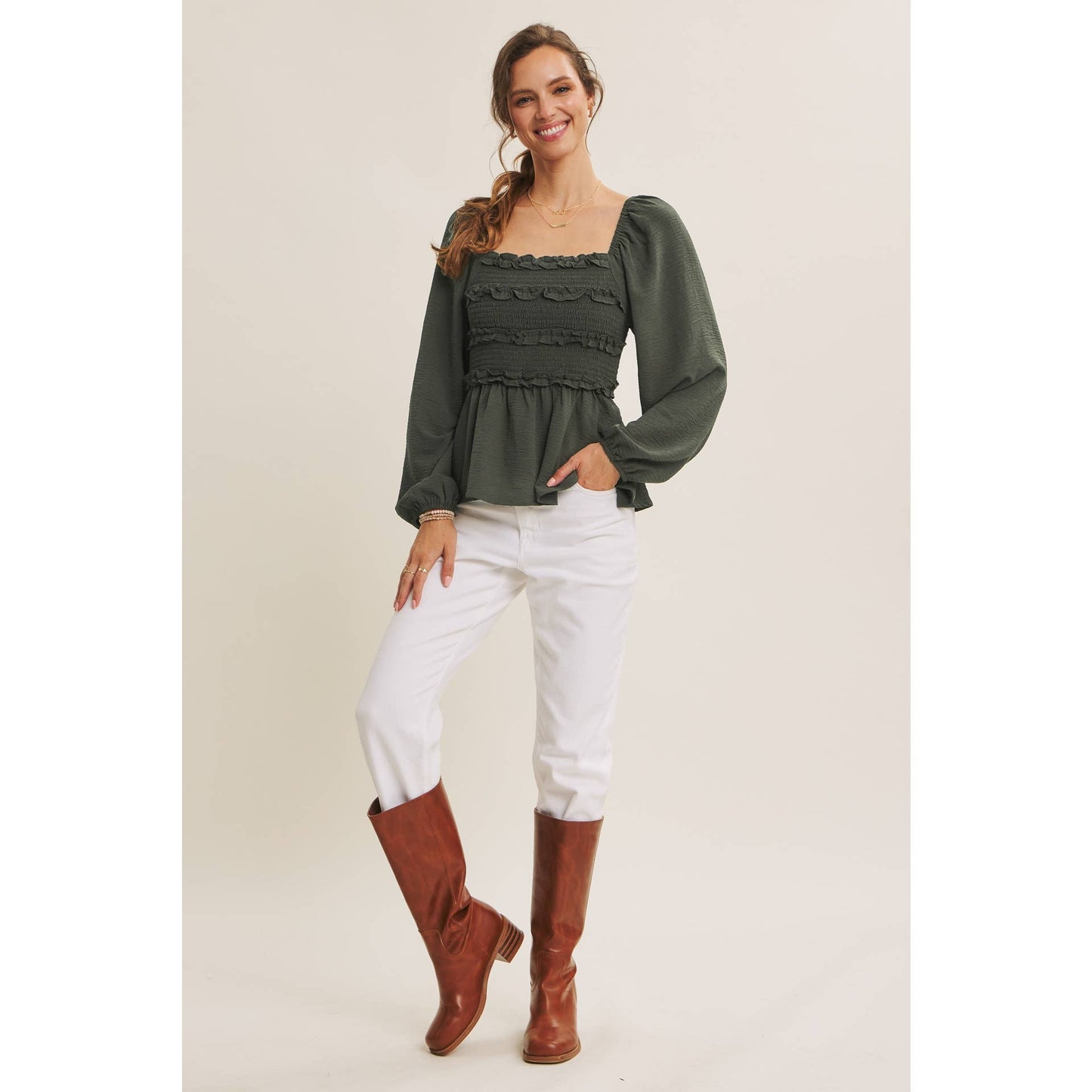 Holibabe Babydoll Top